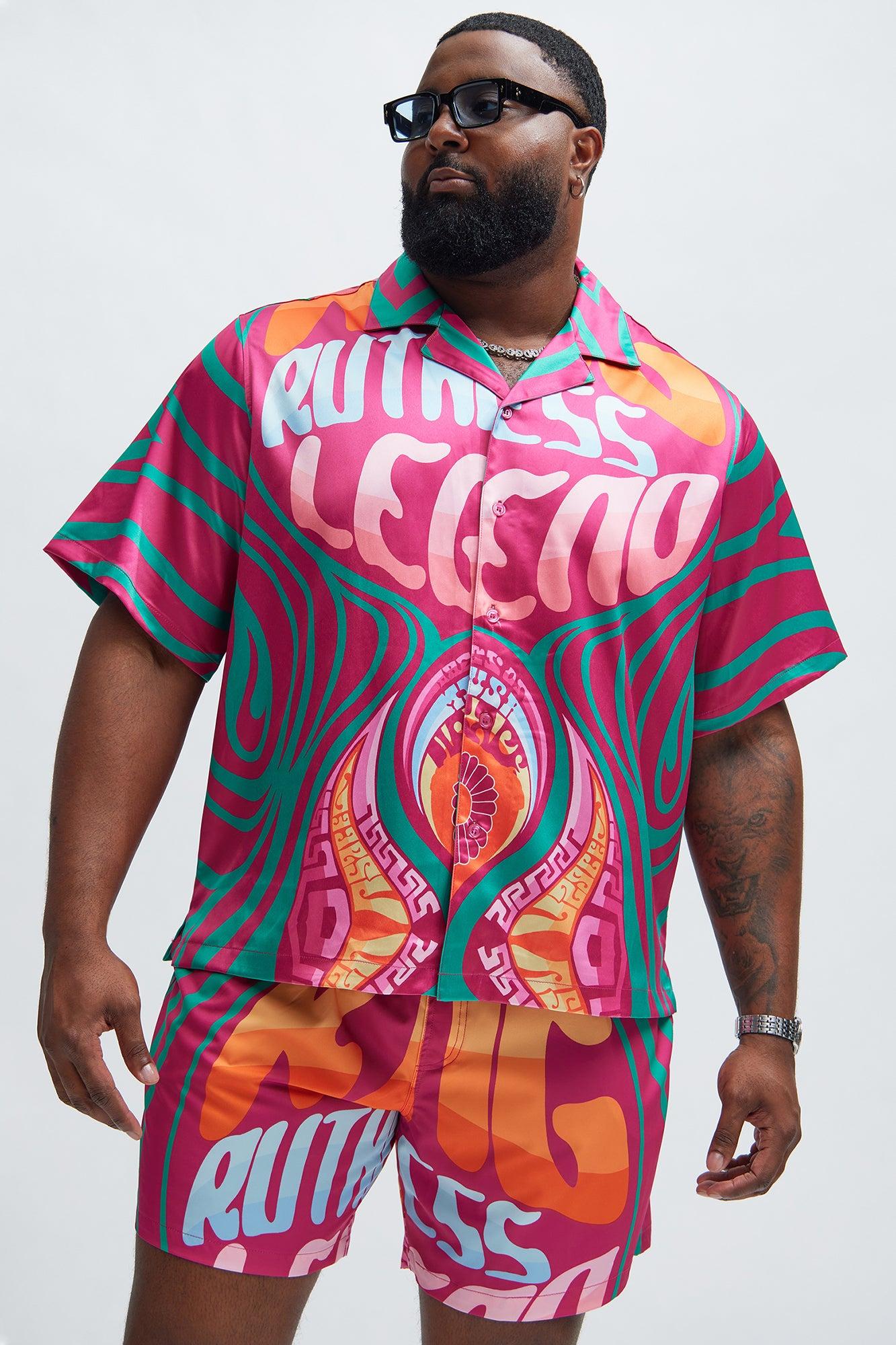 Eyes On Medusa Shirt - Fuchsia/combo Product Image