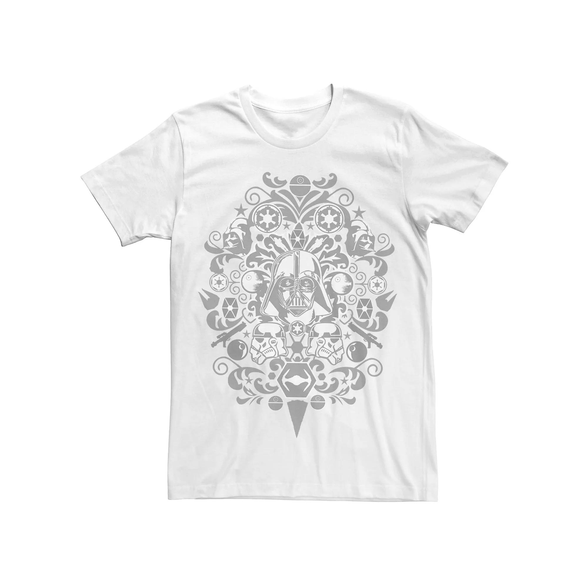 Mens Star Wars Geometric Pattern Mash Up Tee Product Image