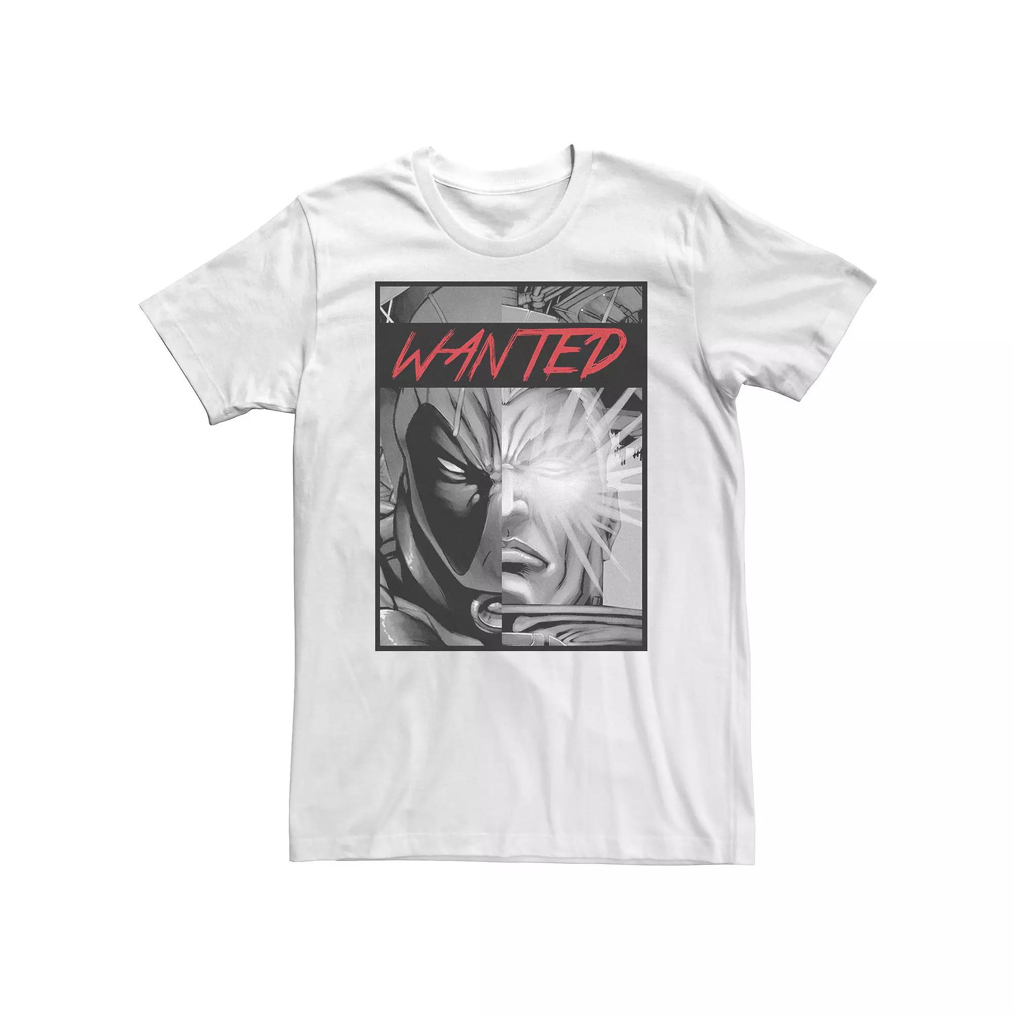 Big & Tall Marvel Deadpool Cable Split Poster Tee, Men's,  Product Image