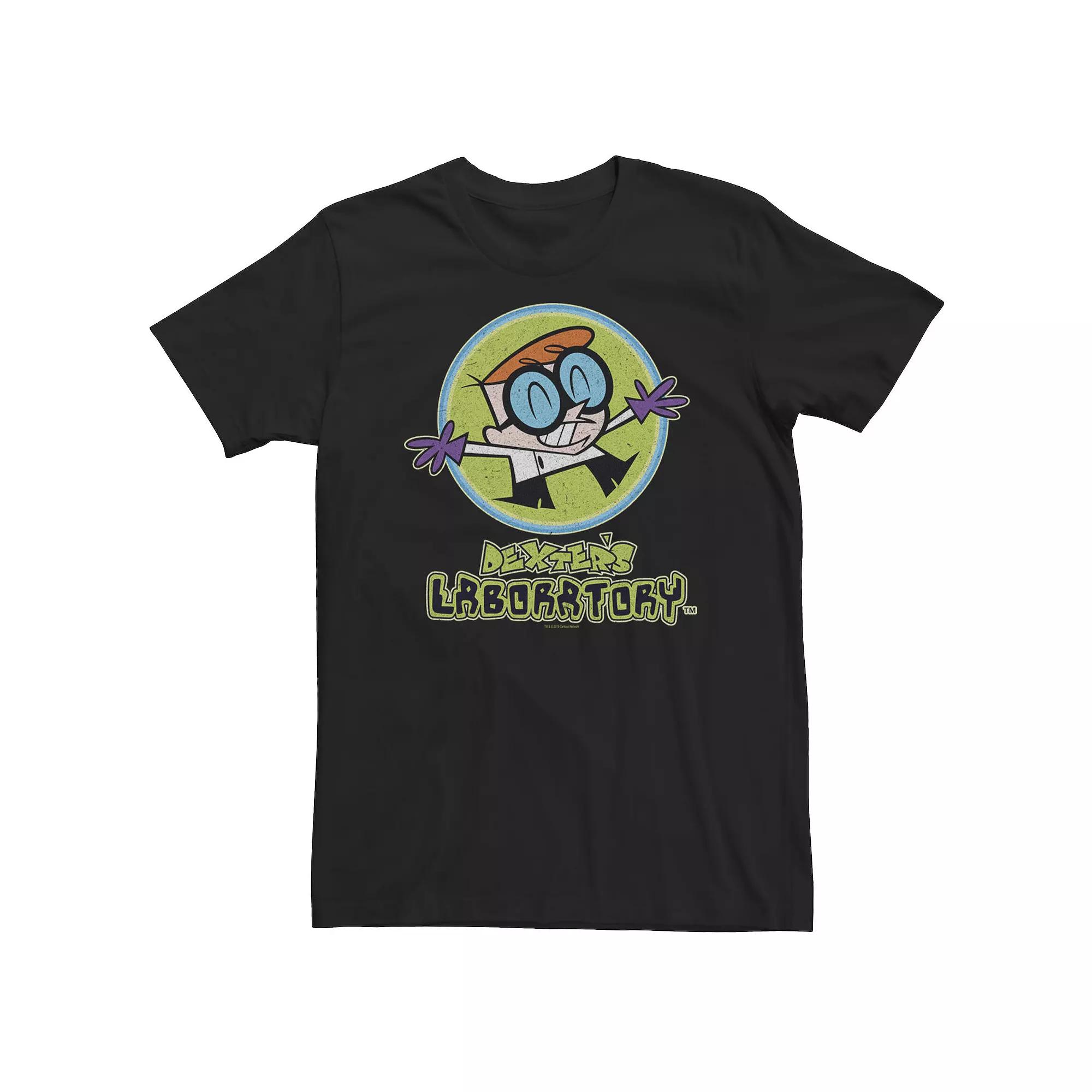 Big & Tall Cartoon Network Dexter's Laboratory Happy Scientist Tee, Men's,  Product Image