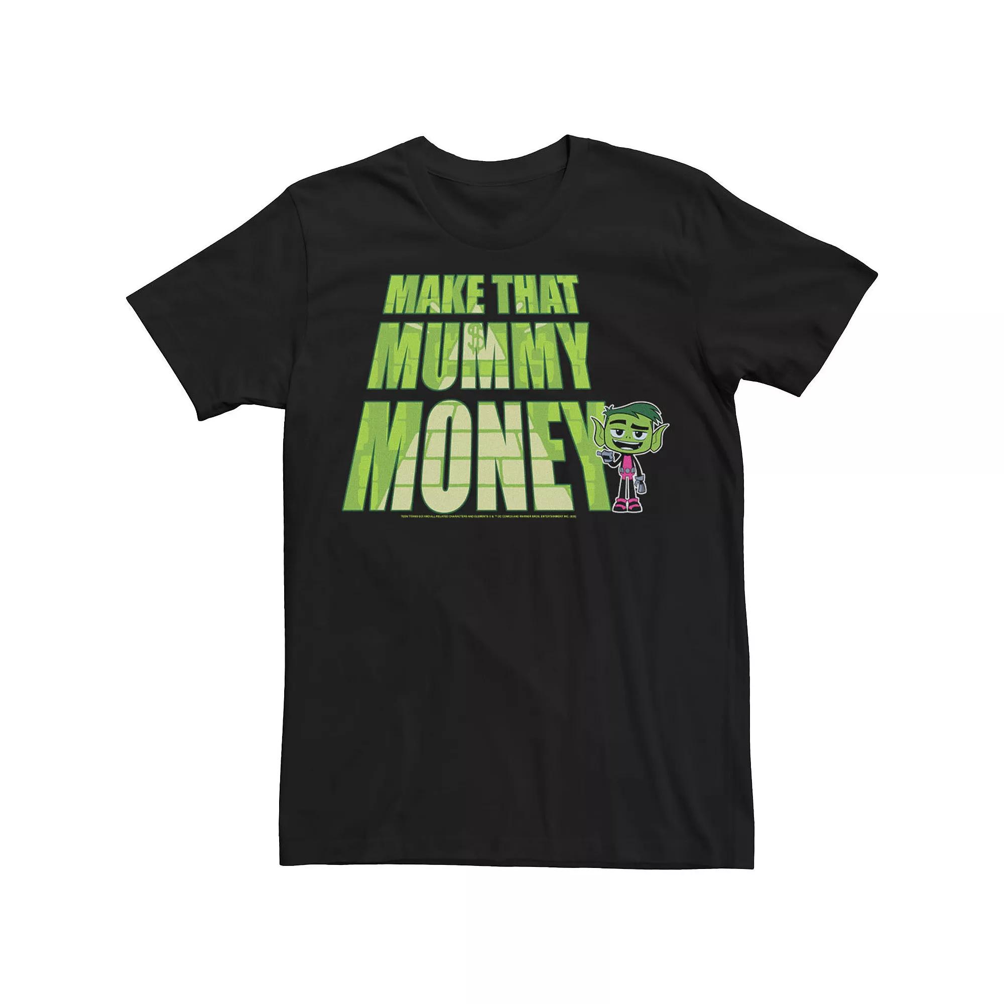 Men's DC Comics Teen Titans Go! Beast Boy Make That Mummy Money Tee,  Product Image