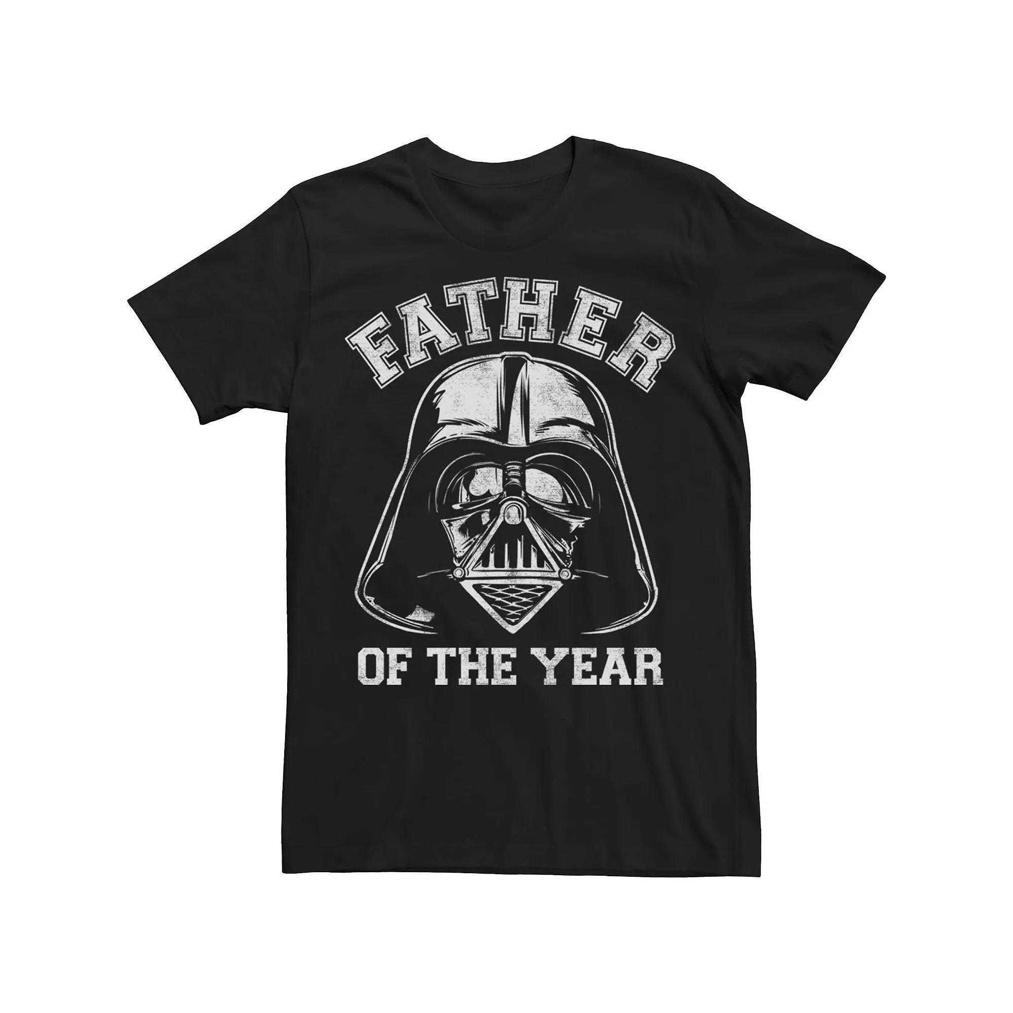 Big & Tall Star Wars Vader Father Of The Year Helmet Tee, Men's,  Product Image