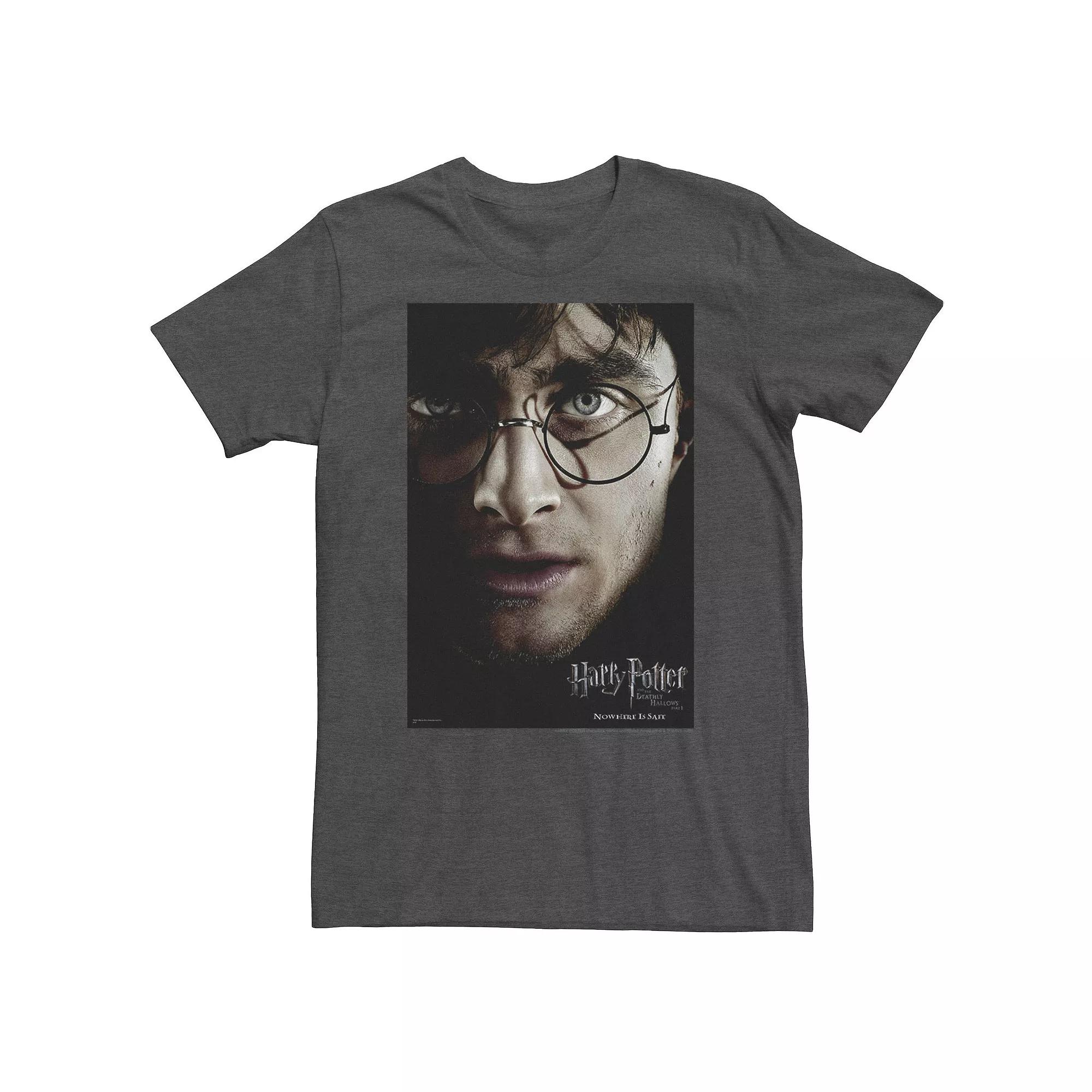 Big & Tall Harry Potter Deathly Hallows Character Poster Tee, Men's,  Product Image