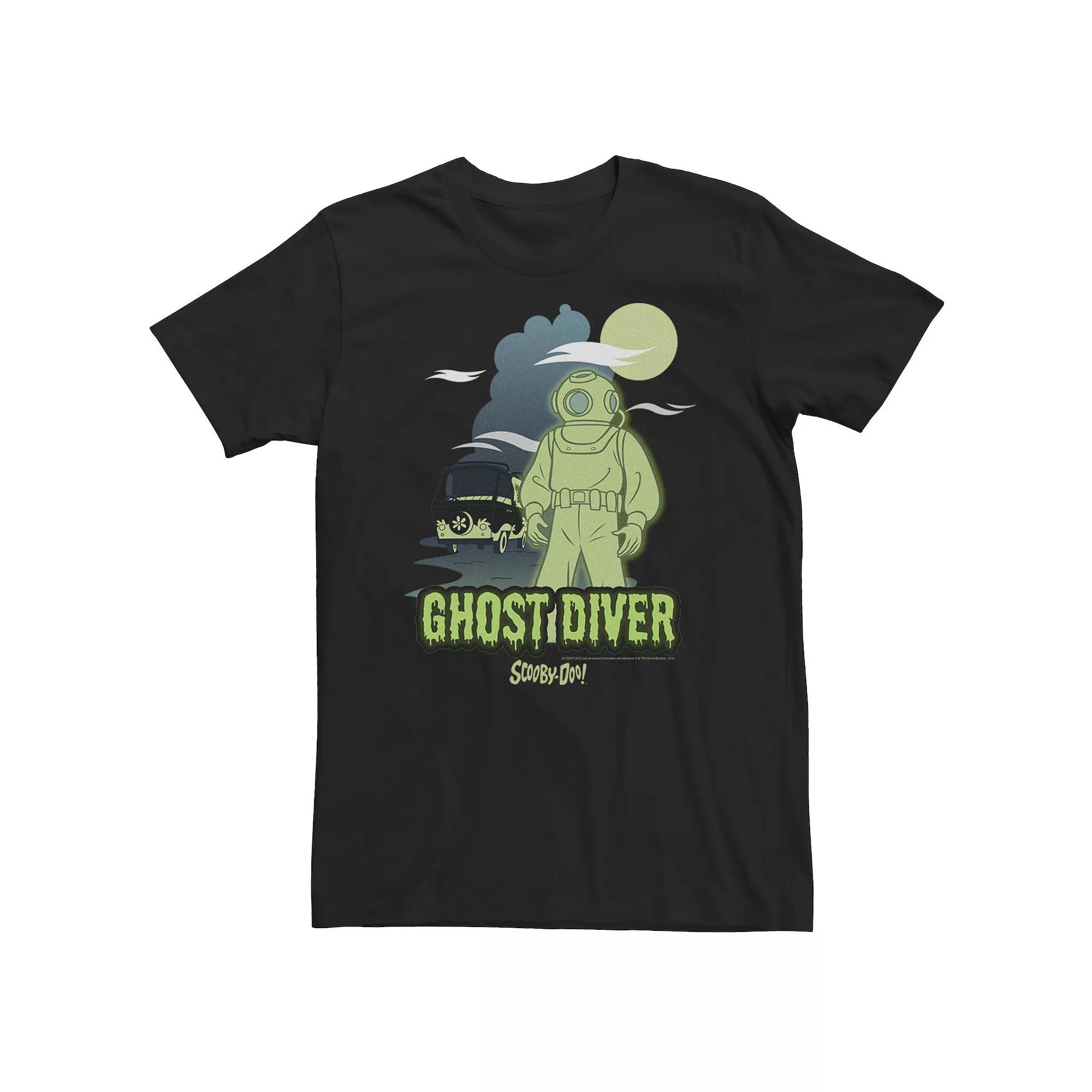 Big & Tall Scooby-Doo Ghost Diver Portrait Tee, Men's,  Product Image