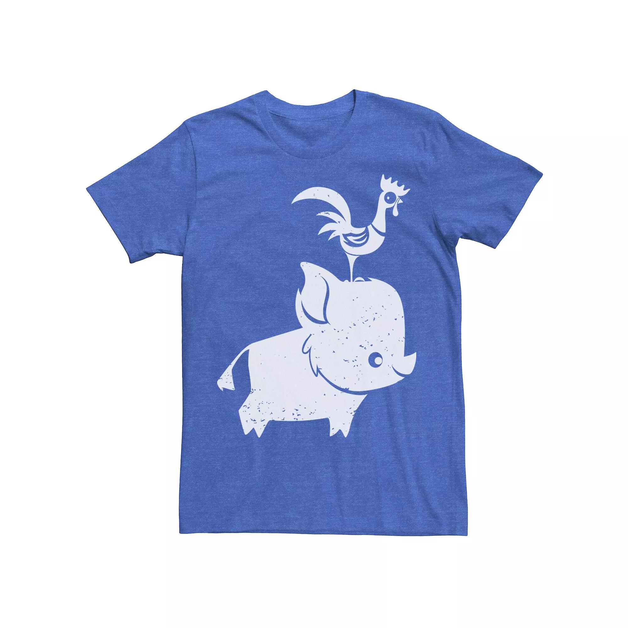 Disney's Moana Pua And Heihei Men's Tee,  Product Image