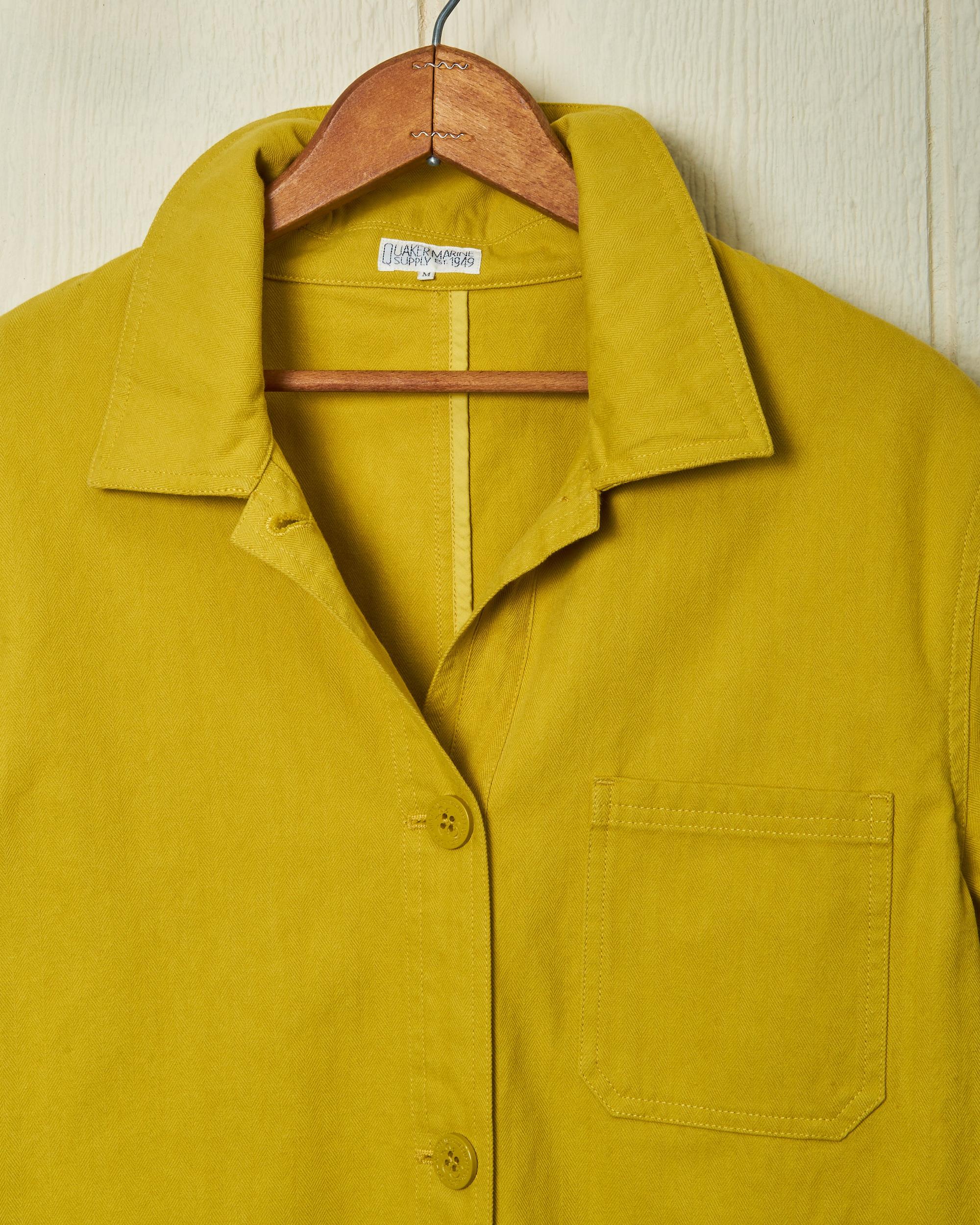 Women’s French Workman’s Jacket in Squash Herringbone Product Image