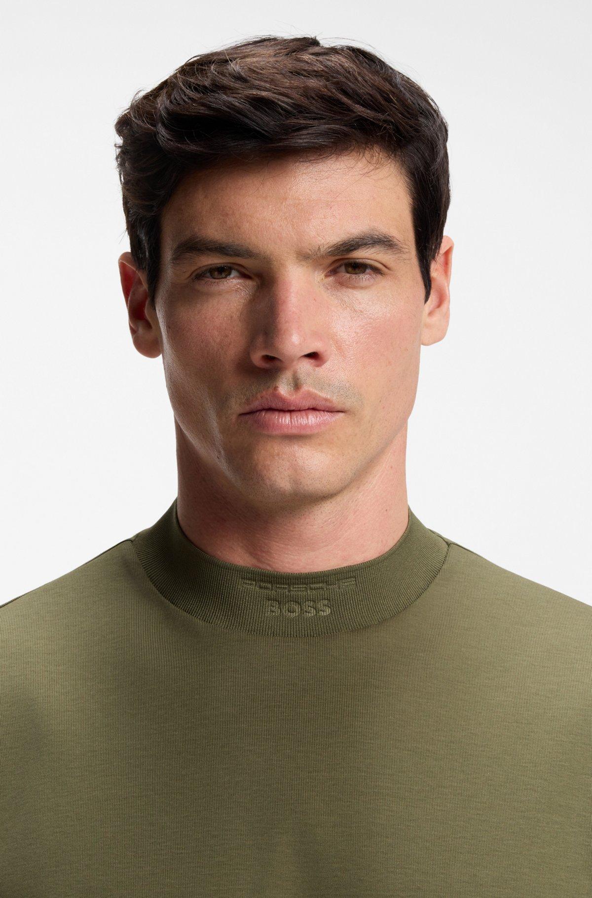Porsche x BOSS relaxed-fit T-shirt with logo collar Product Image