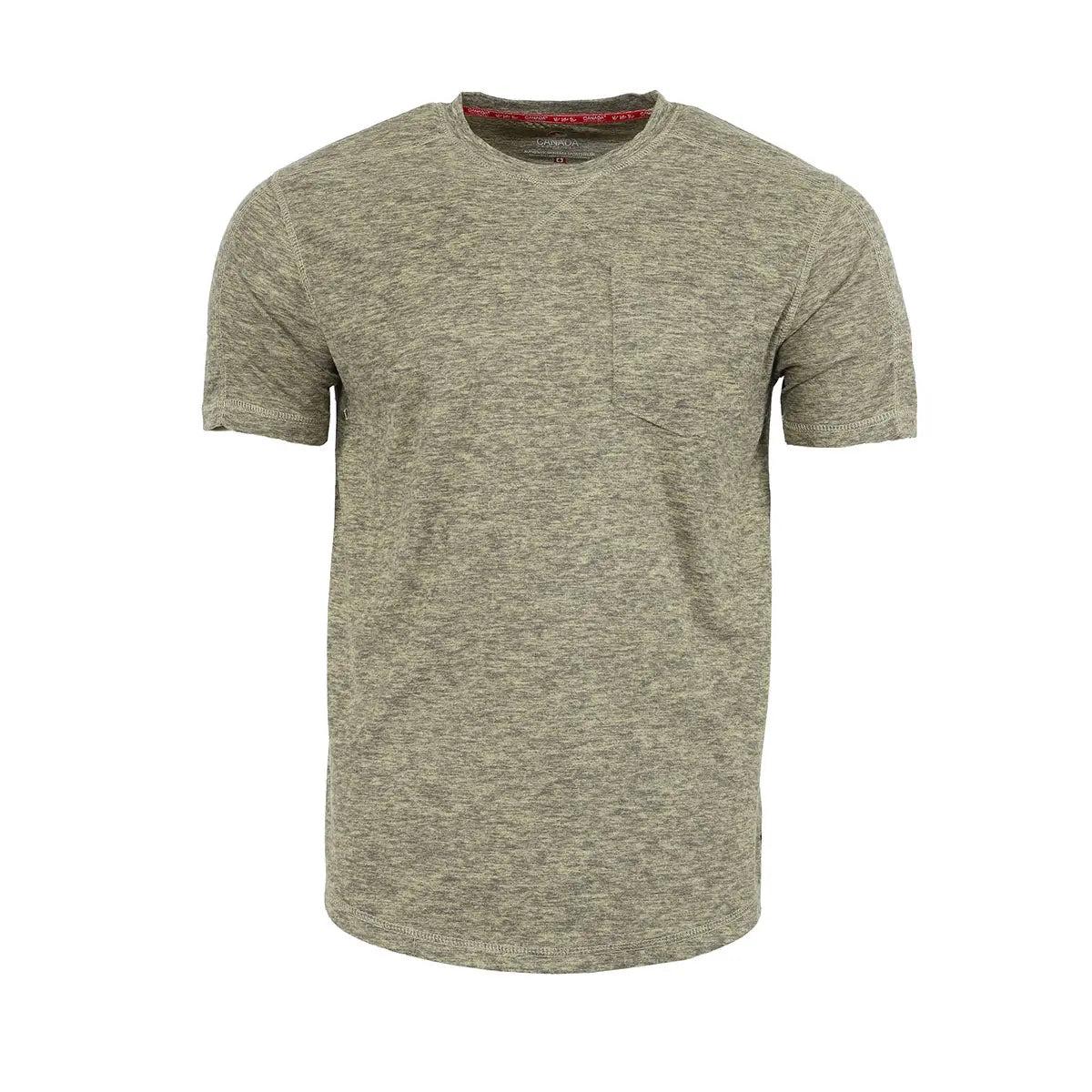 Canada Weather Gear Men's Supreme Soft Two Tone Crew Male Product Image