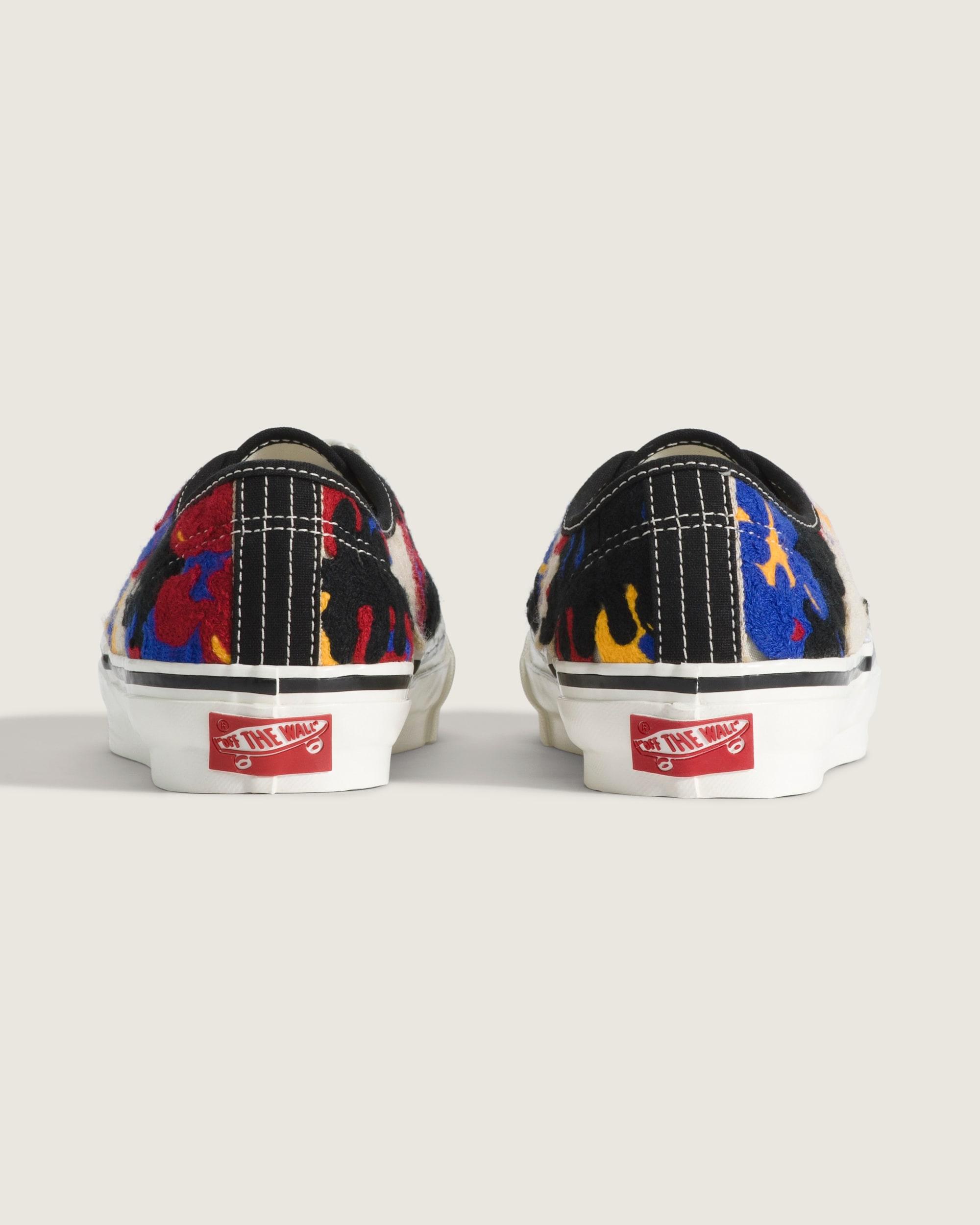 Premium Authentic Shoe in White / Red / Blue| Vans US Product Image