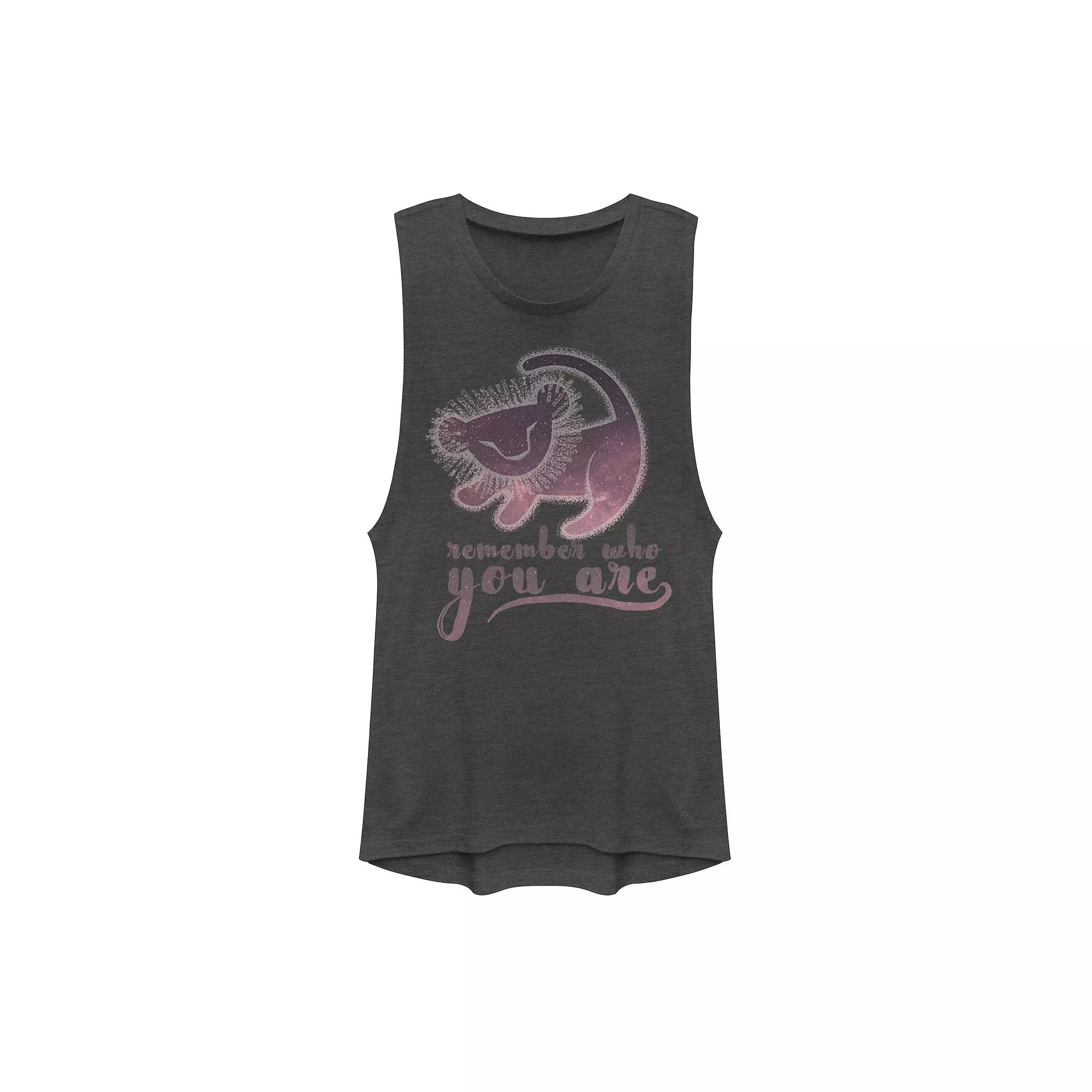 Juniors' Zodiac Aquarius Sign Logo Muscle Tank Top, Girl's,  Product Image