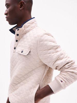 Quilted Quarter-Snap Sweatshirt Product Image