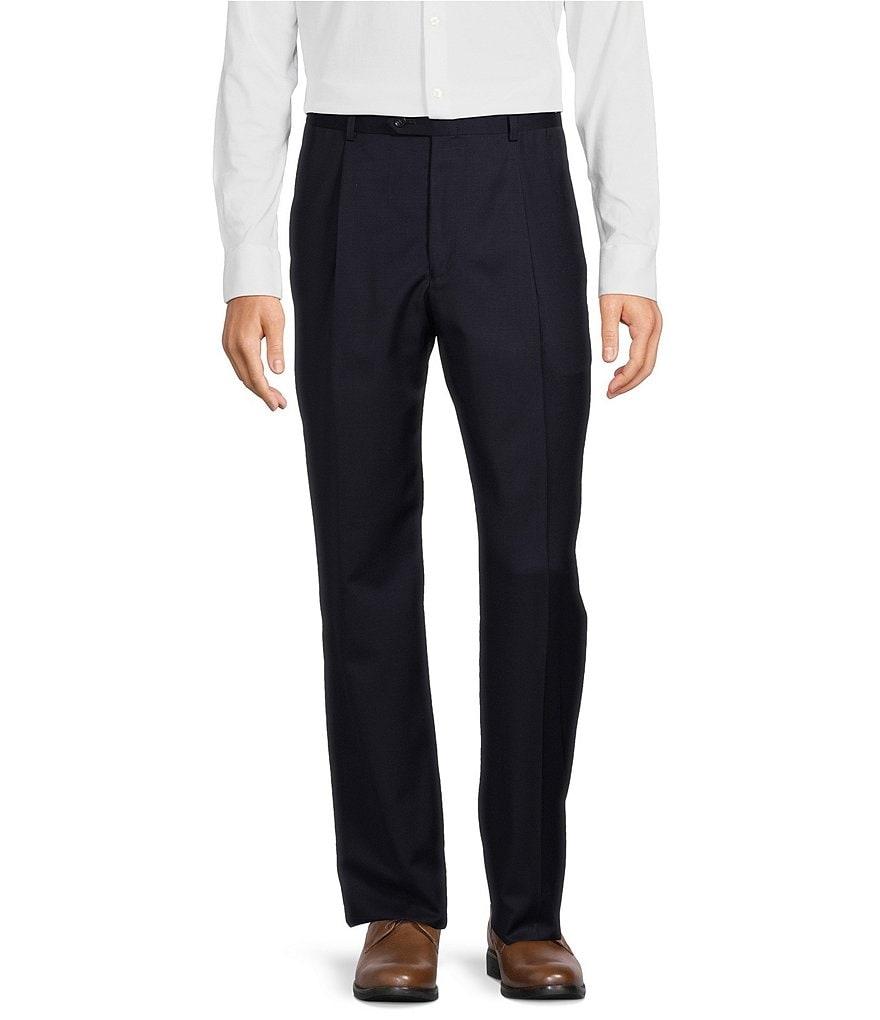 Hart Schaffner Marx Chicago Classic Fit Pleated Solid Dress Pants Product Image