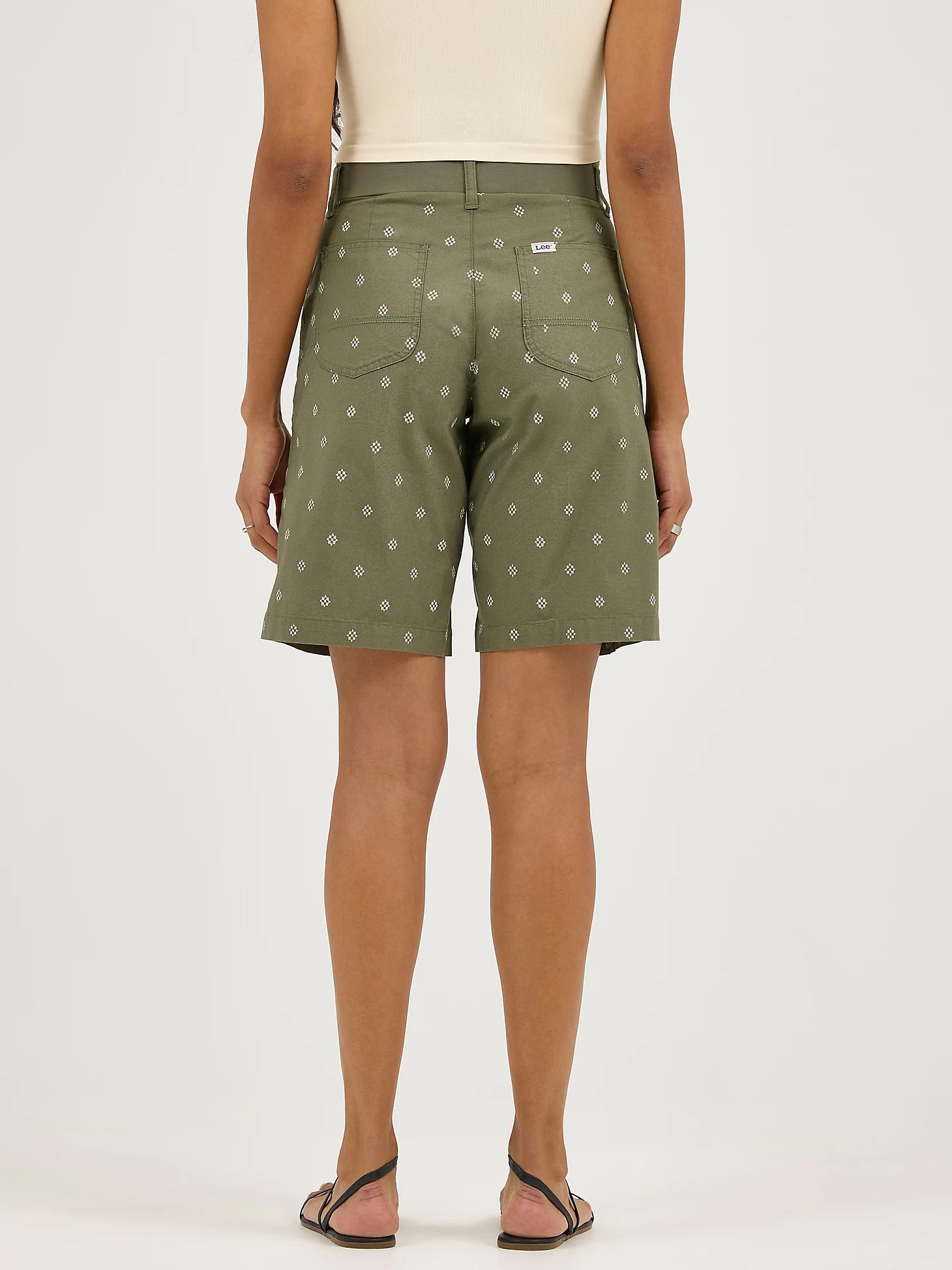 Women's Ultra Lux Comfort with Flex-To-Go Relaxed Fit Utility Bermuda | Women's Shorts | Lee® Product Image