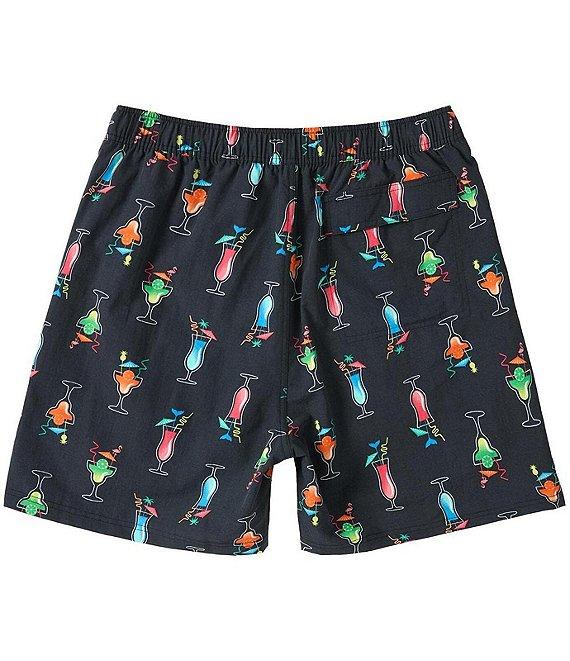 SAXX Swizzles & Straws Go Coastal 2N1 5#double; Volley Swim Shorts Product Image