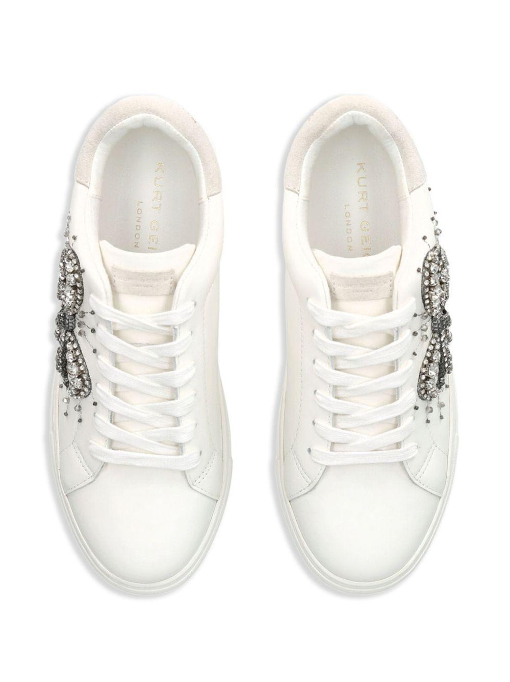 Laney Bow crystal-embellished sneakers Product Image