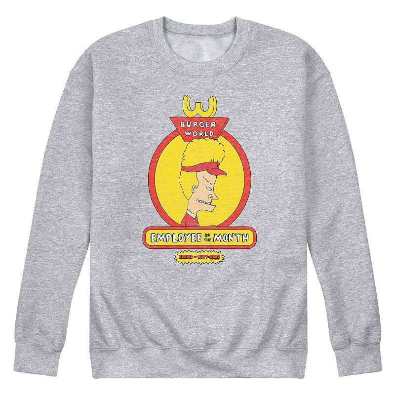 Mens Beavis And Butthead Employee Of The Month Sweatshirt Product Image