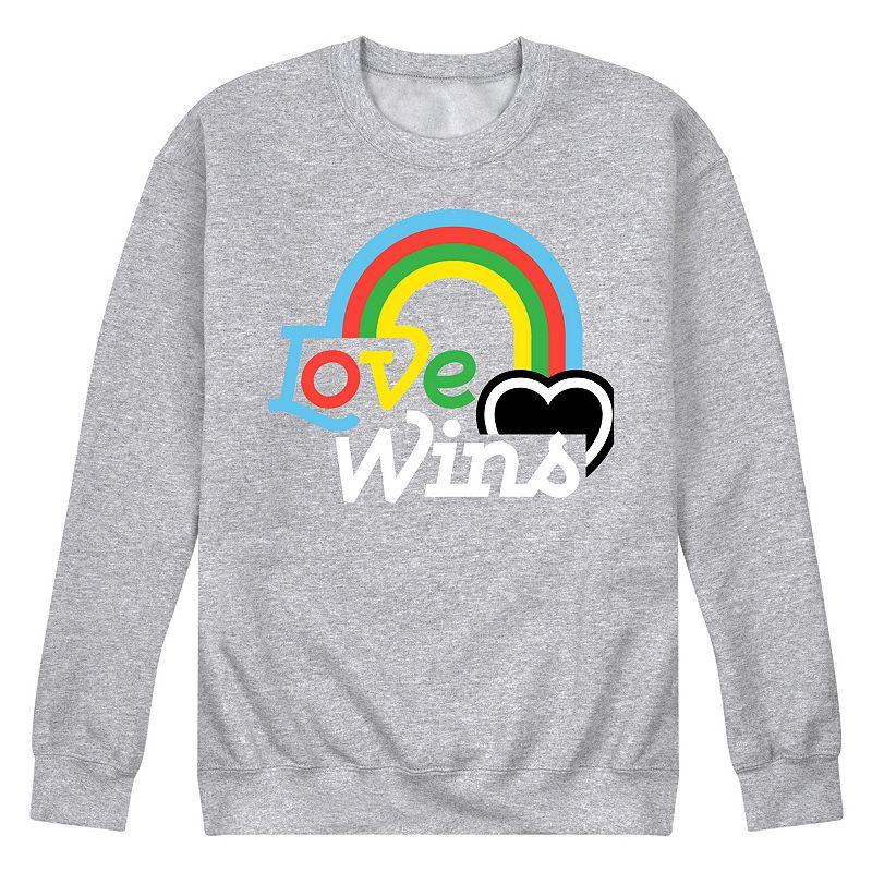 Men's Love Wins Fleece Sweatshirt,  Product Image