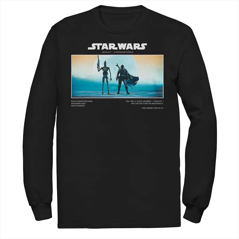 Big & Tall Star Wars It Takes Two Long Sleeve Tee, Men's,  Product Image