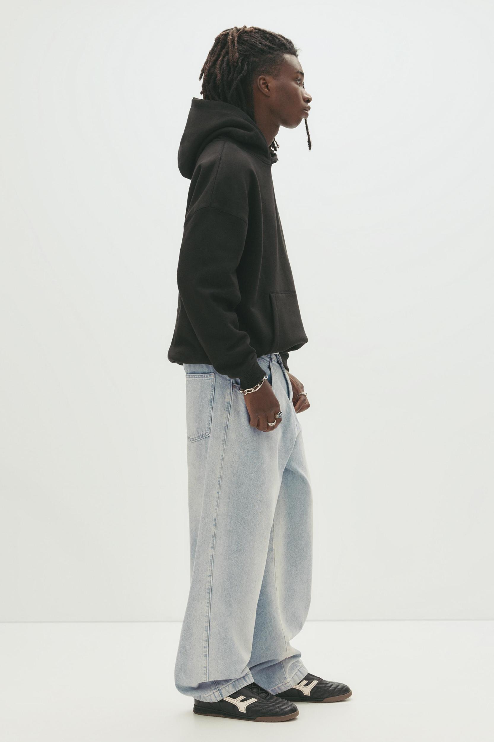 Loose baggy spray jeans Product Image