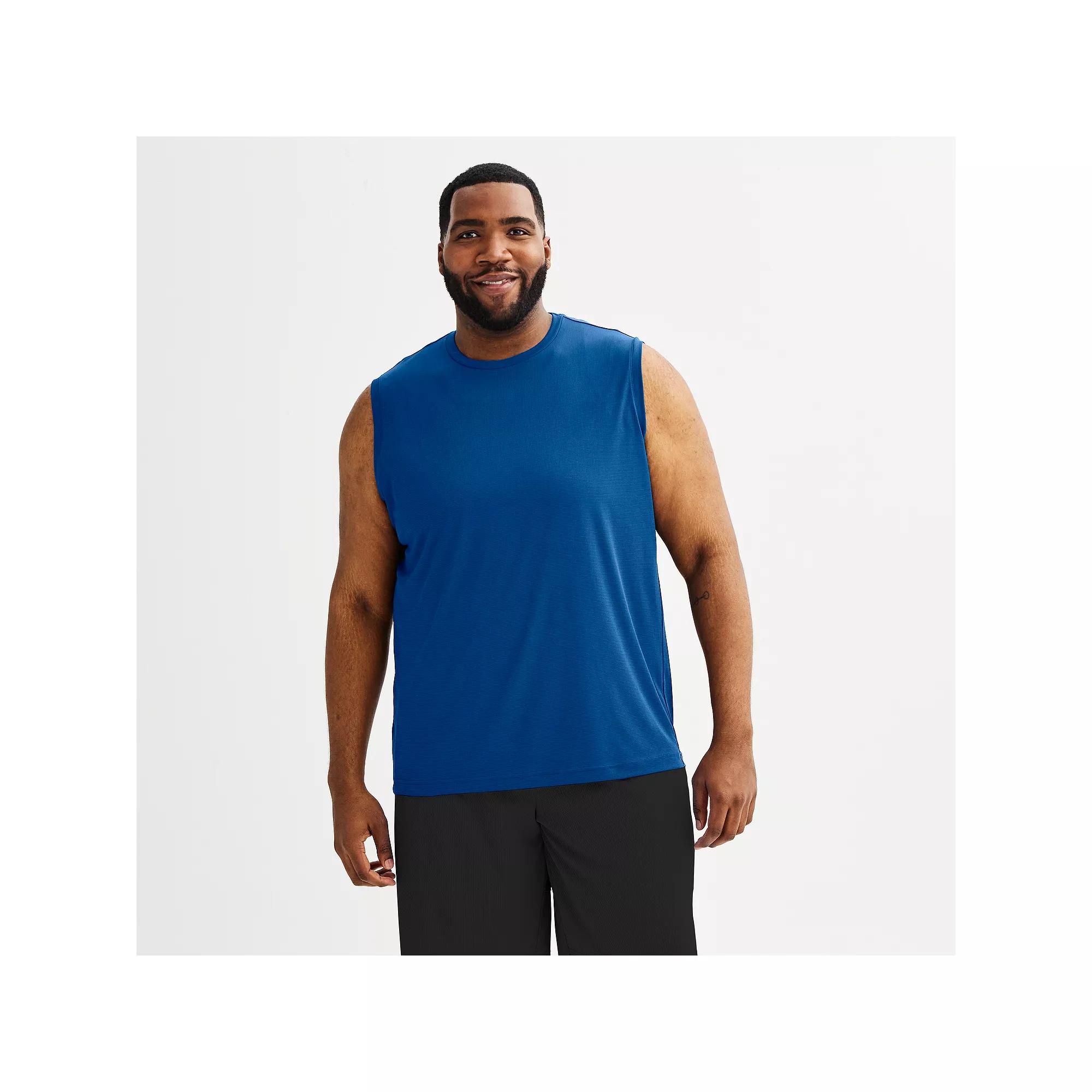 Big & Tall Tek Gear Dry Tek Muscle Tank Top, Mens Red Flower Product Image