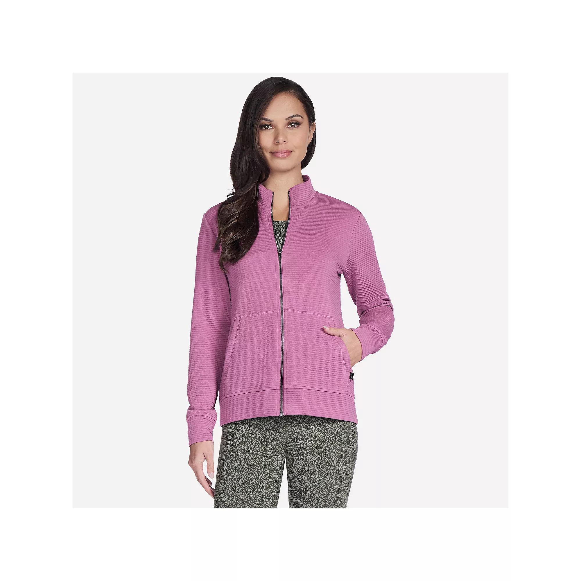 Women's Skechers® The Go Walk® Ottoman Cozy Fit Zip-Up Jacket,  Product Image