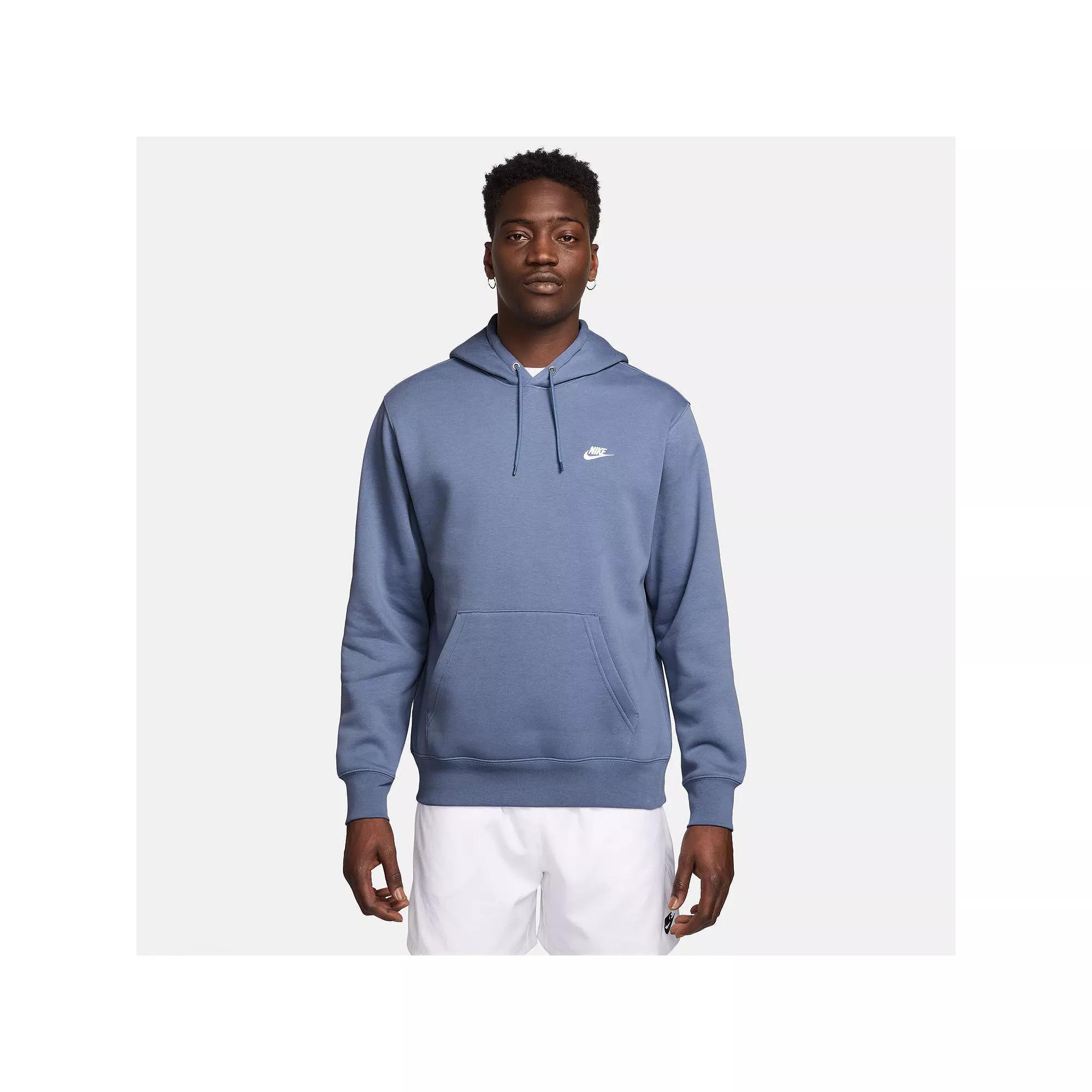 Big & Tall Nike Club Pull-Over Fleece Hoodie, Men's,  Product Image