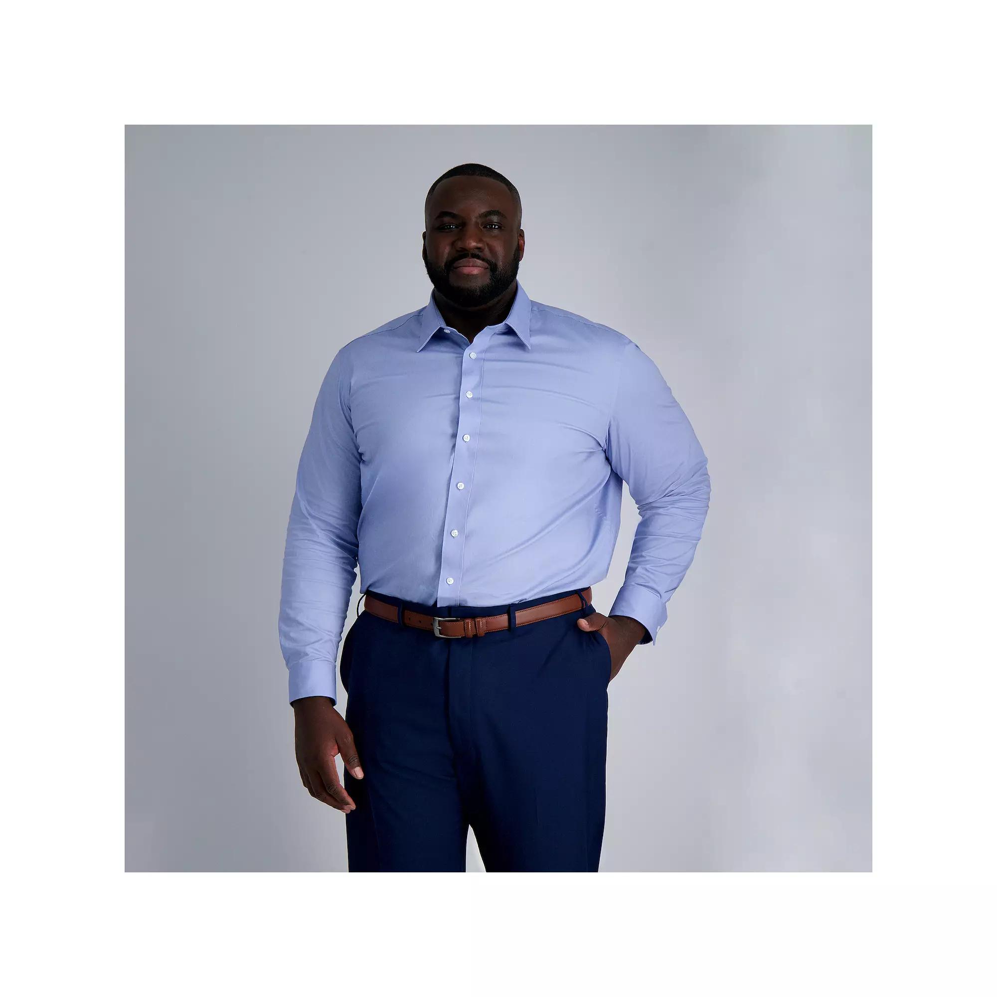 Big & Tall Haggar® Premium Comfort Classic Fit Dress Shirt, Men's,  Product Image