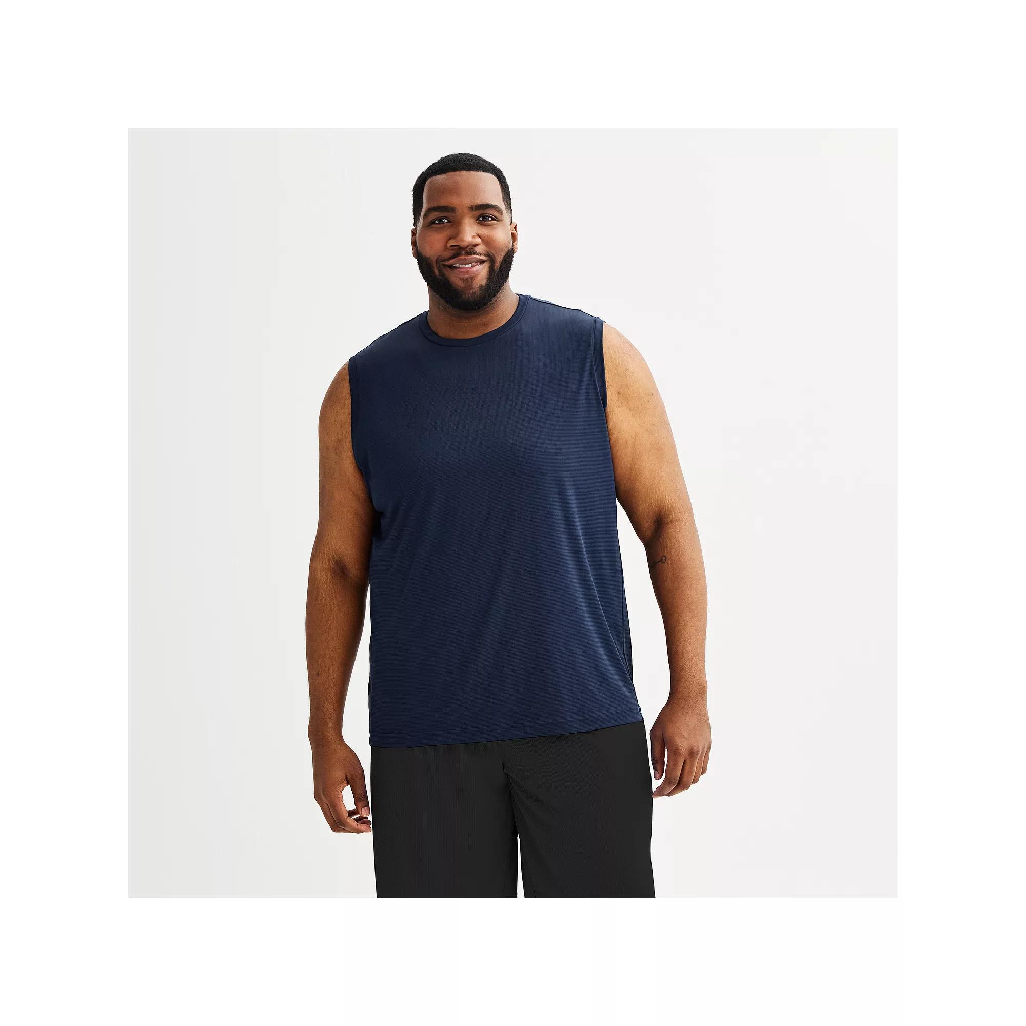 Big & Tall Tek Gear Dry Tek Muscle Tank Top, Mens Red Flower Product Image