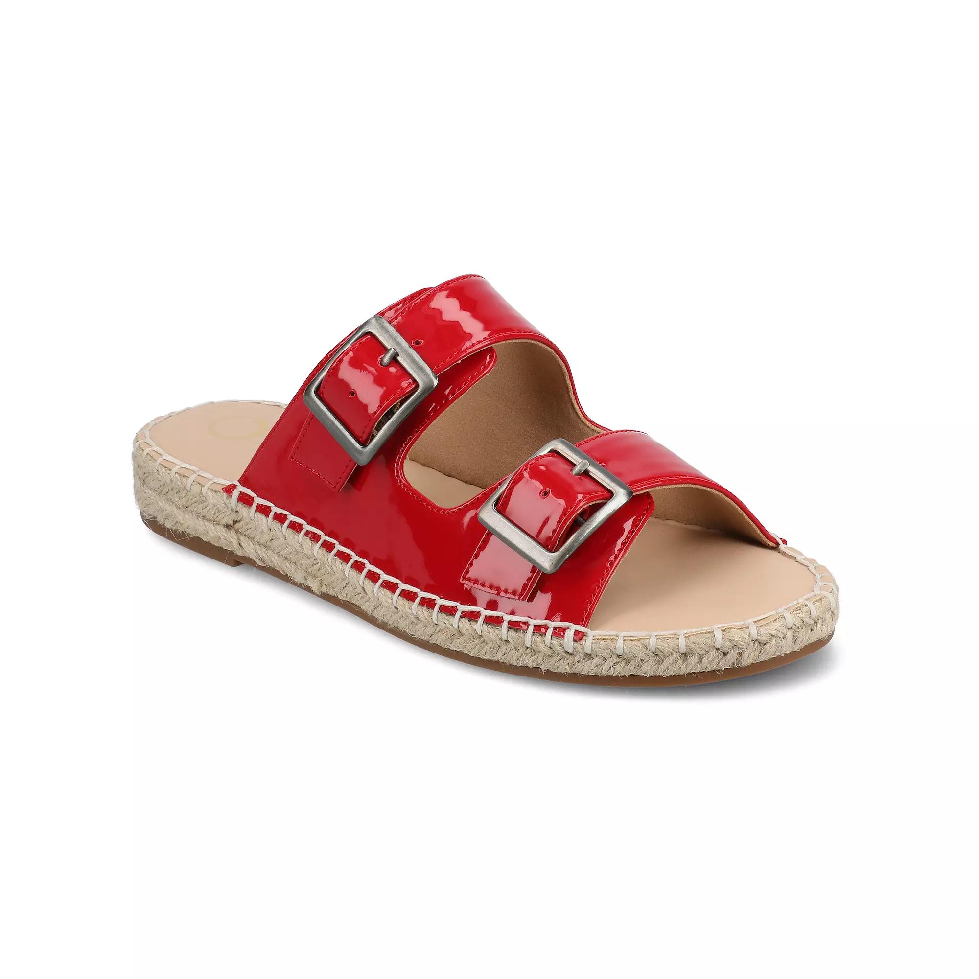 Journee Women's Tresah Double Strap Espadrille Sandals,  Product Image
