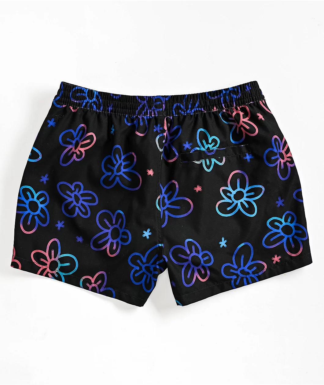 A-Lab Skippy Black Board Shorts Product Image