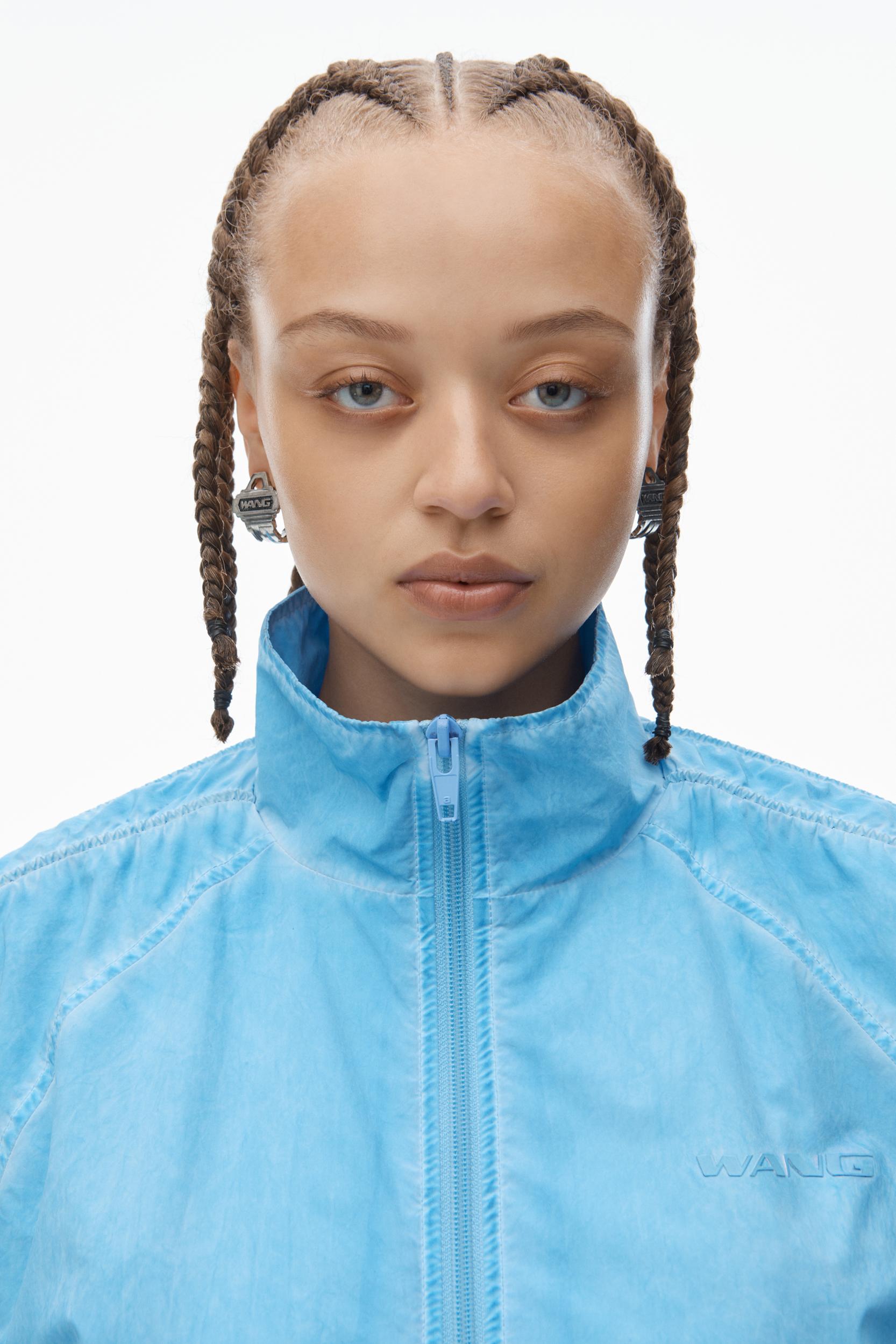 Ruched Track Jacket Product Image