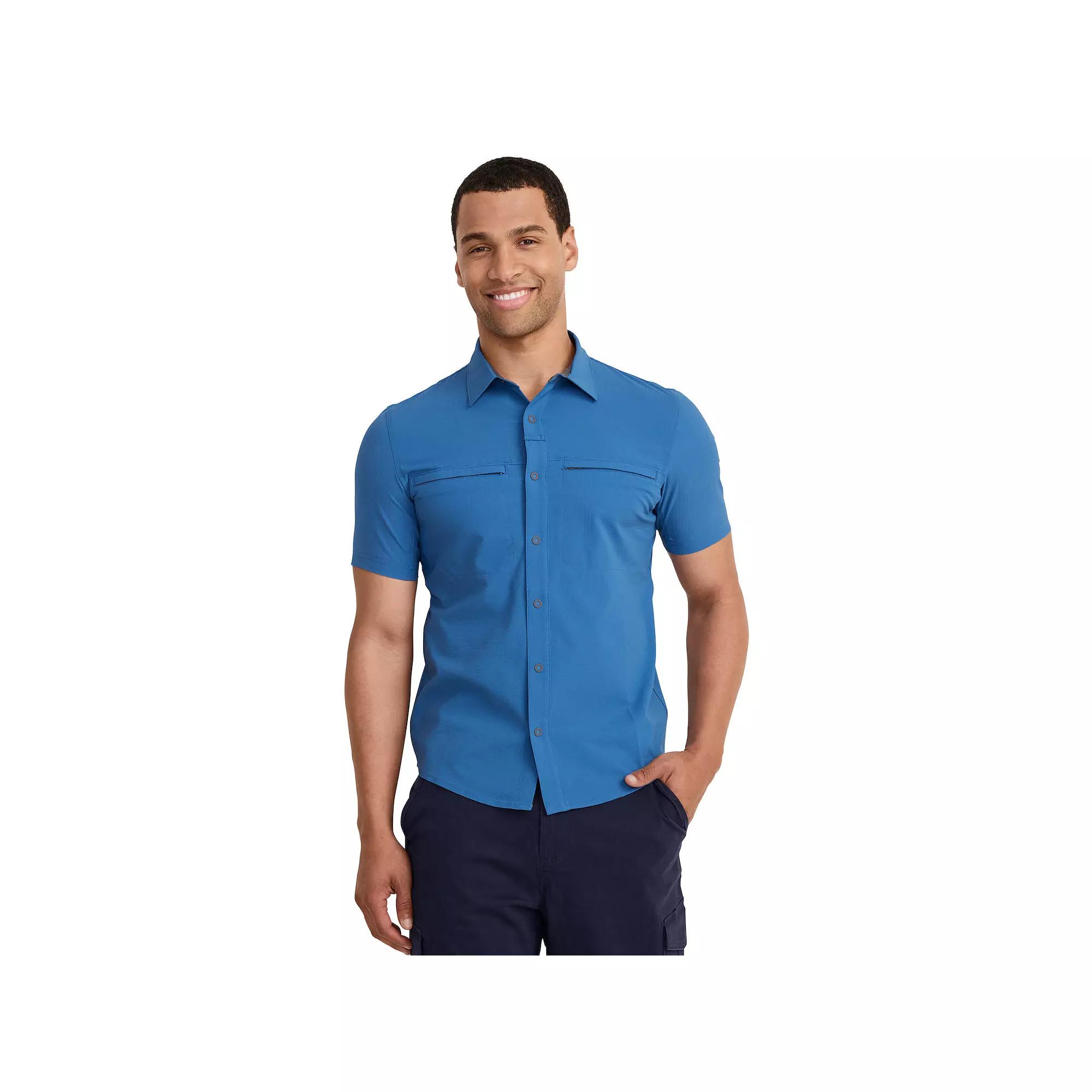 Men's Jockey Outdoors™ by Luke Bryan Short Sleeve Snap Woven Shirt,  Product Image