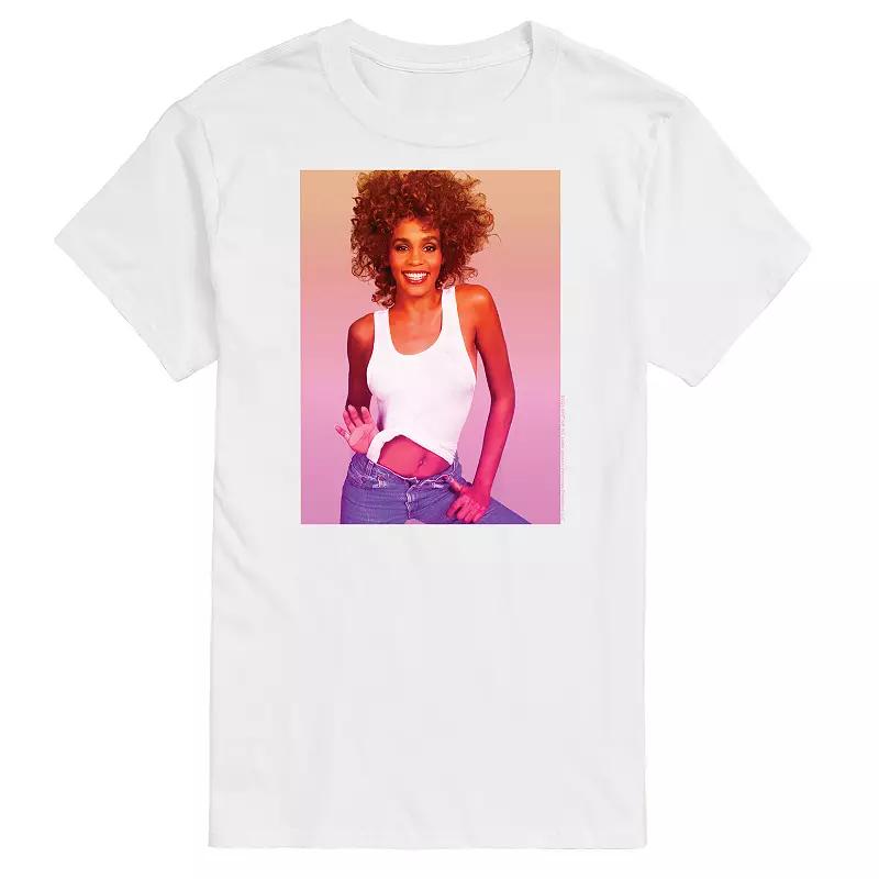 Big & Tall Whitney Houston Photo Tee, Men's,  Product Image