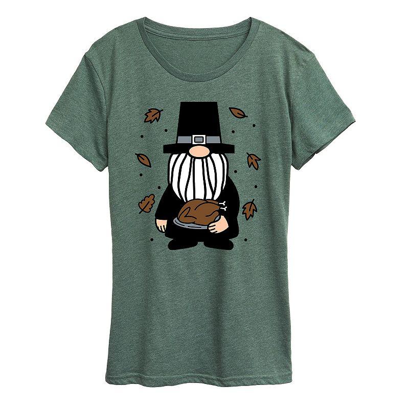 Women's Pilgrim Gnome Graphic Tee,  Product Image