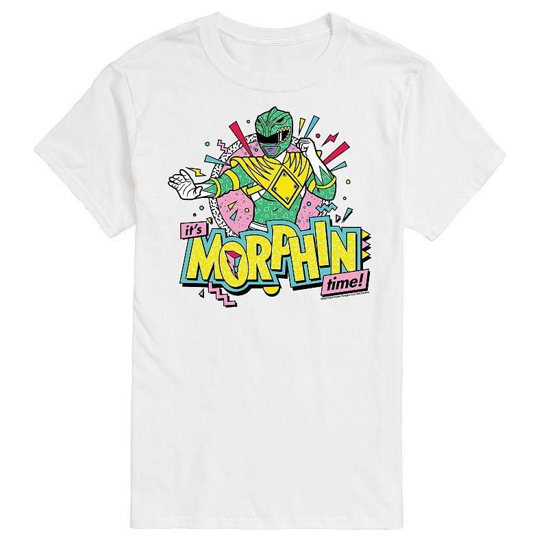 Men's Power Rangers Morphin Time Green Graphic Tee,  Product Image
