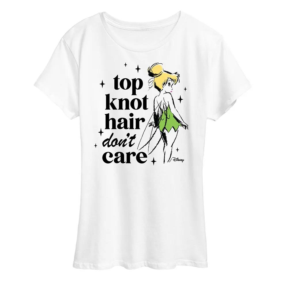 Disney's Tinker Bell Women's Top Knot Graphic Tee, Girl's,  Product Image