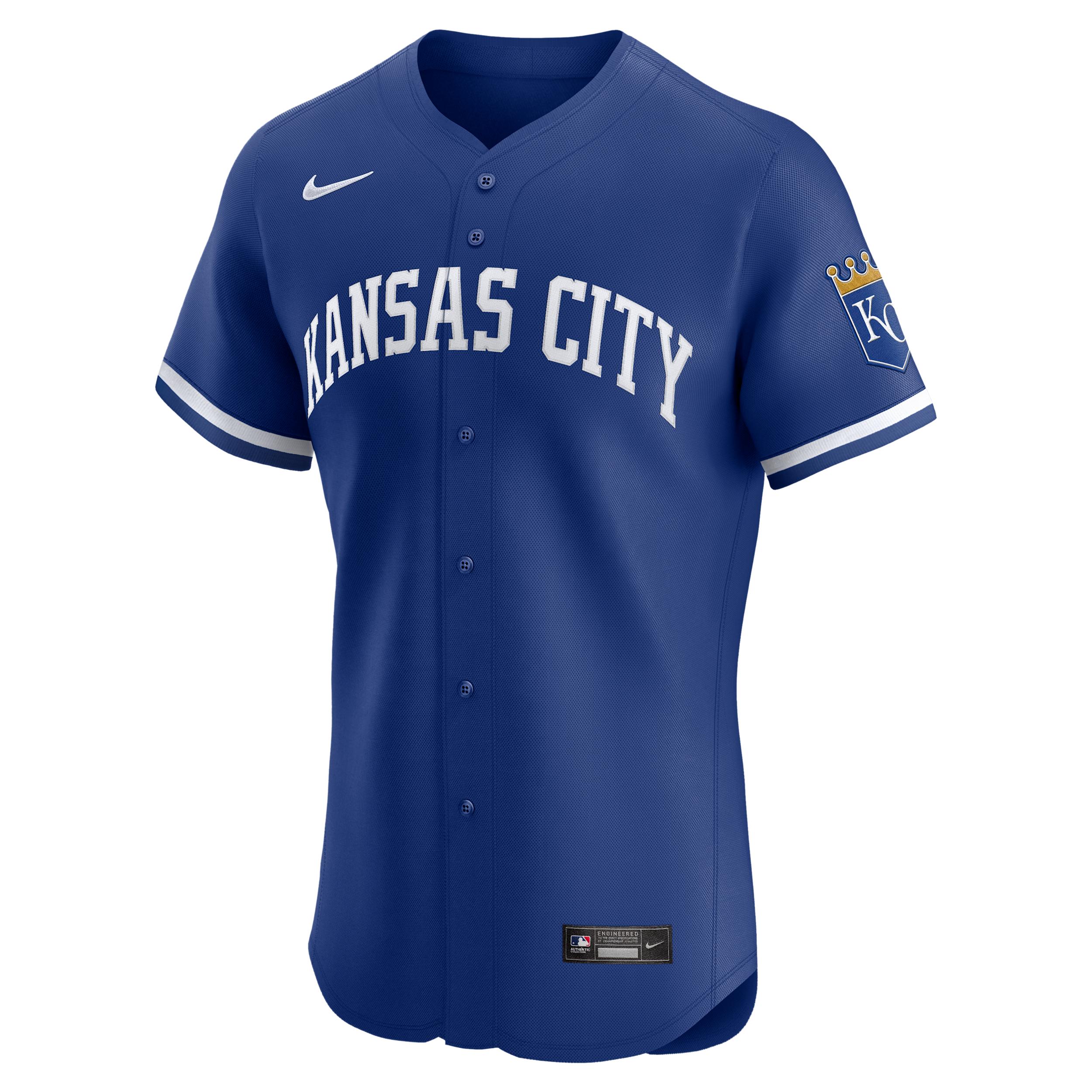 Kansas City Royals Nike Mens Dri-FIT ADV MLB Elite Jersey | 9B10ROA6ROY-JSG Product Image