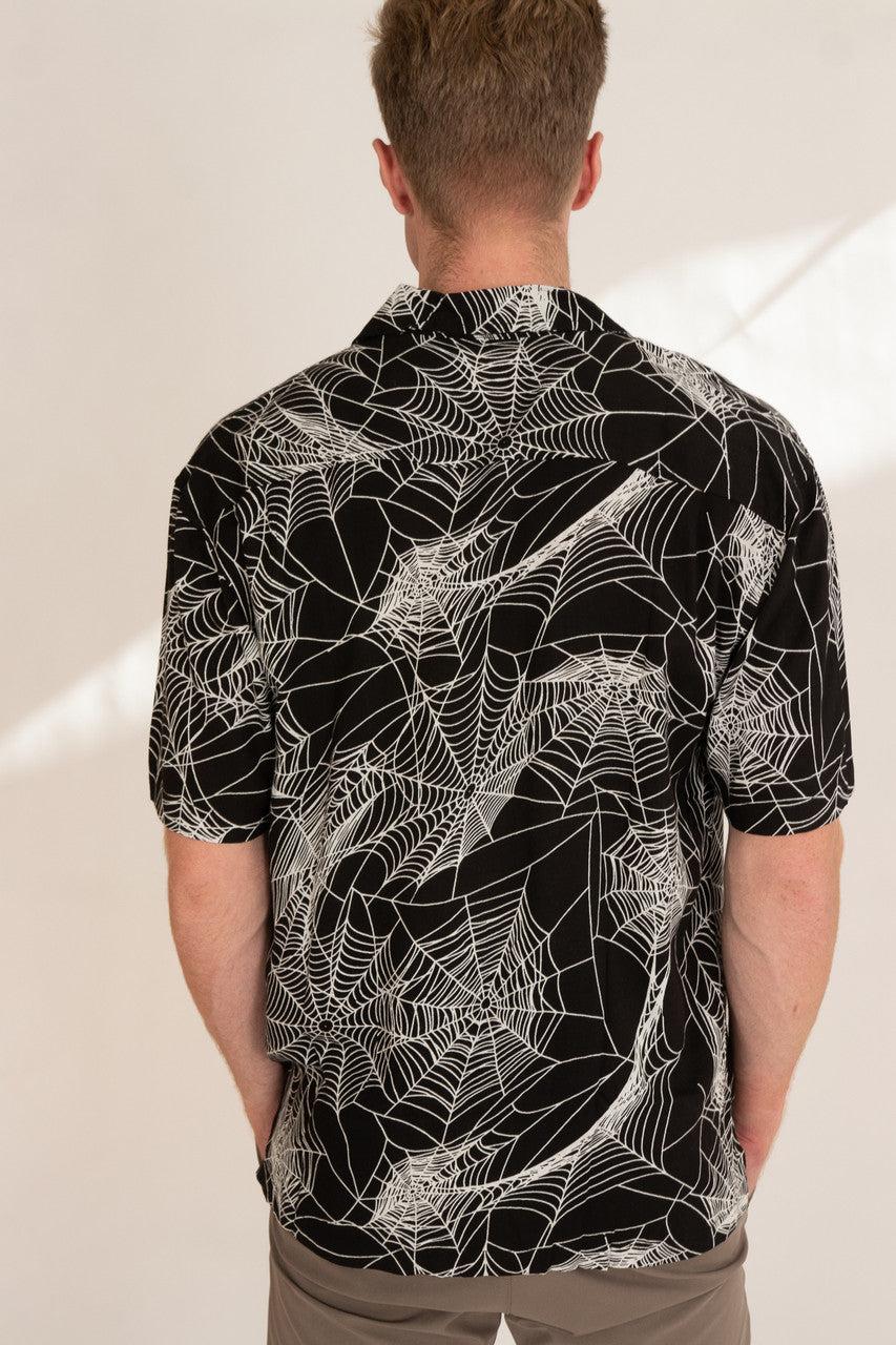Spiderweb Button Up Shirt Product Image