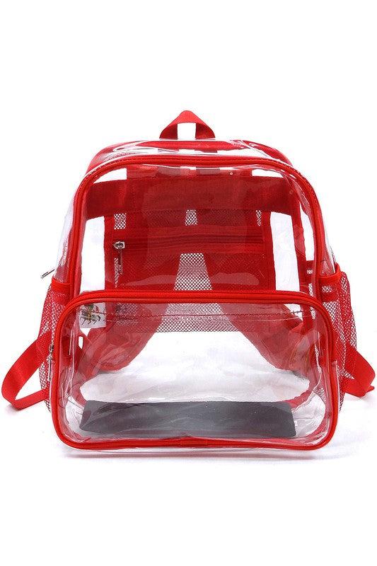 See Thru Clear Bag Backpack School Bag Product Image