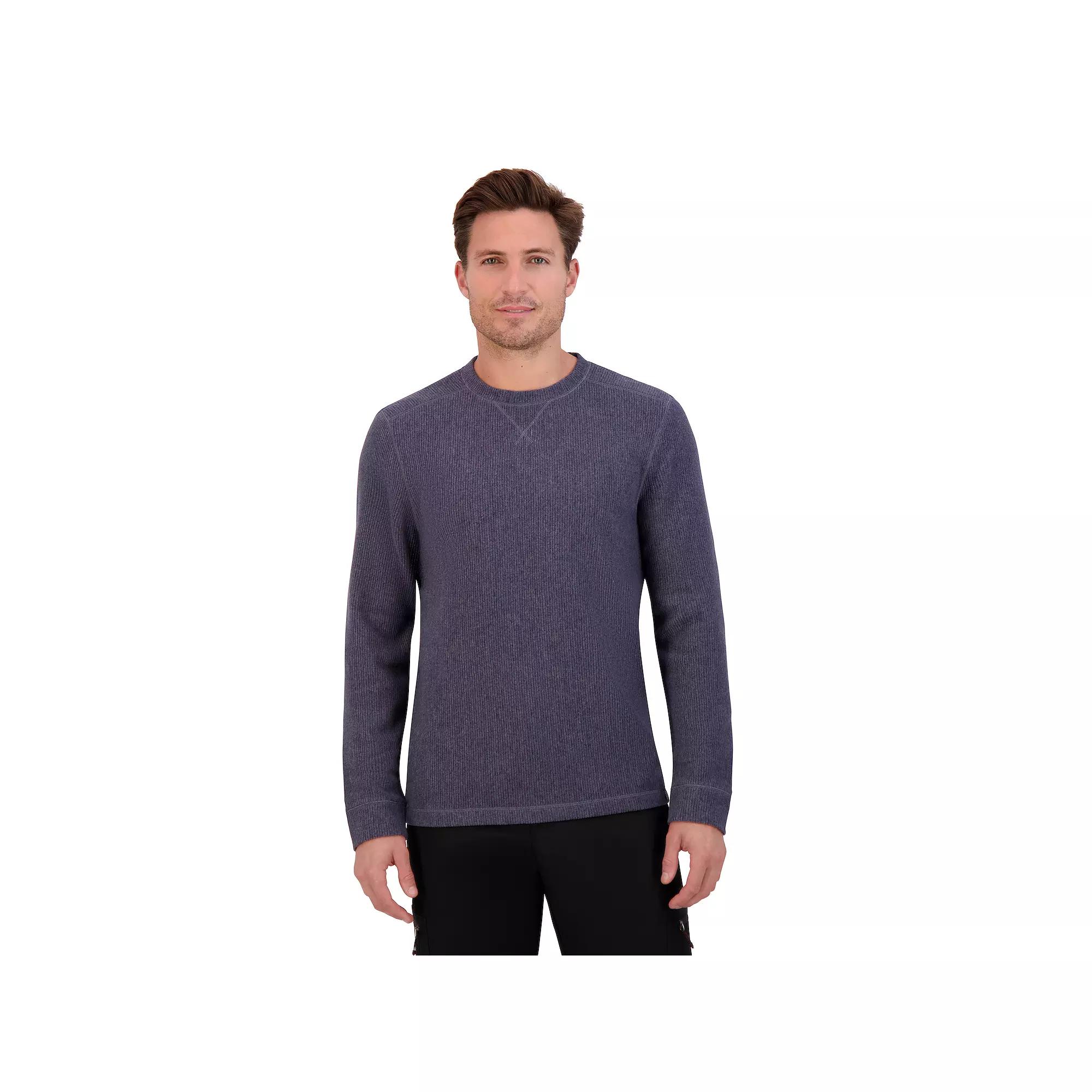Men's ZeroXposur Brushed Crewneck Pullover Sweater, Size: Medium, Black Product Image