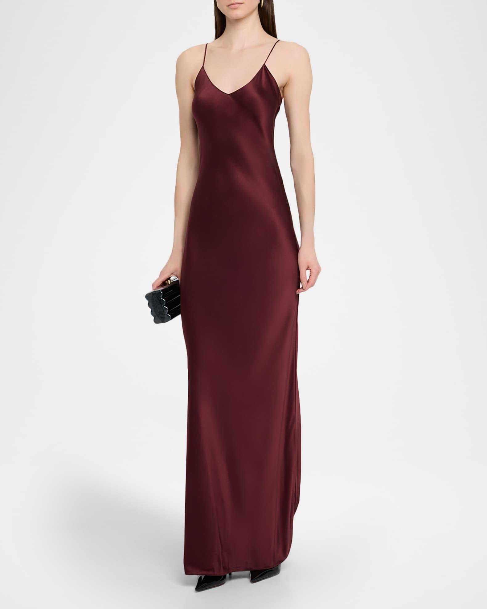 Silk Satin Slip Gown Product Image