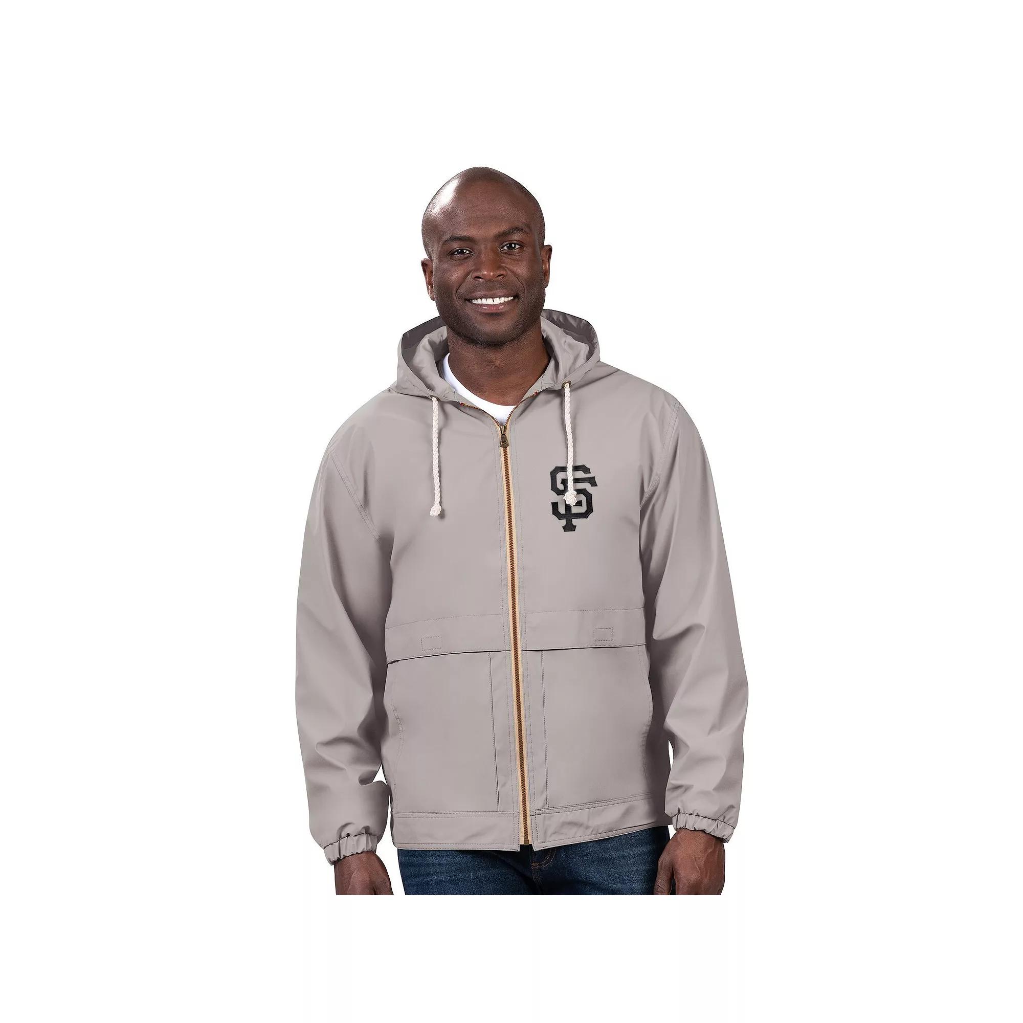 Men's G-III Sports by Carl Banks Gray San Francisco Giants Full-Zip Rain Jacket,  Product Image