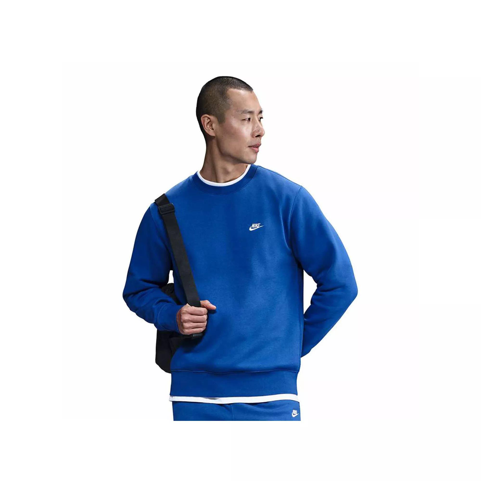 Big & Tall Nike Club Fleece Crewneck Sweatshirt, Men's,  Product Image