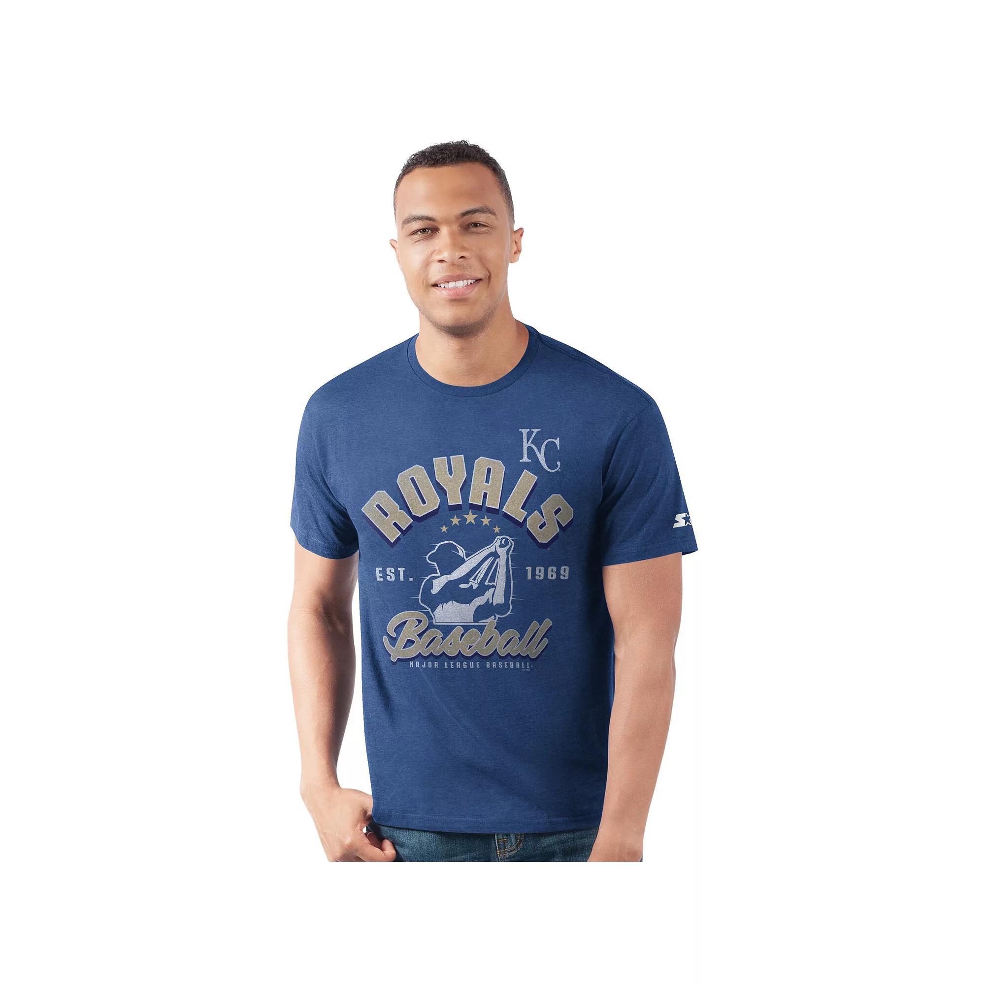 Men's Starter Royal Kansas City Royals Prime Time Batter T-Shirt,  Product Image
