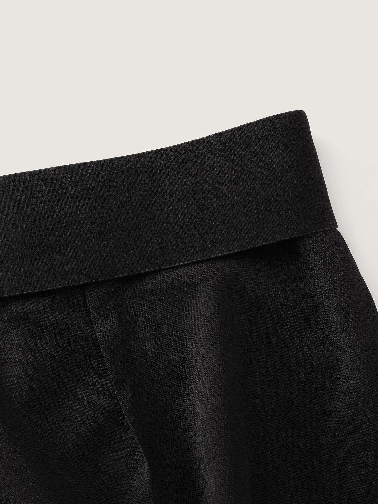 Stretchy Patchwork Skinny-Fit Pants Female Product Image