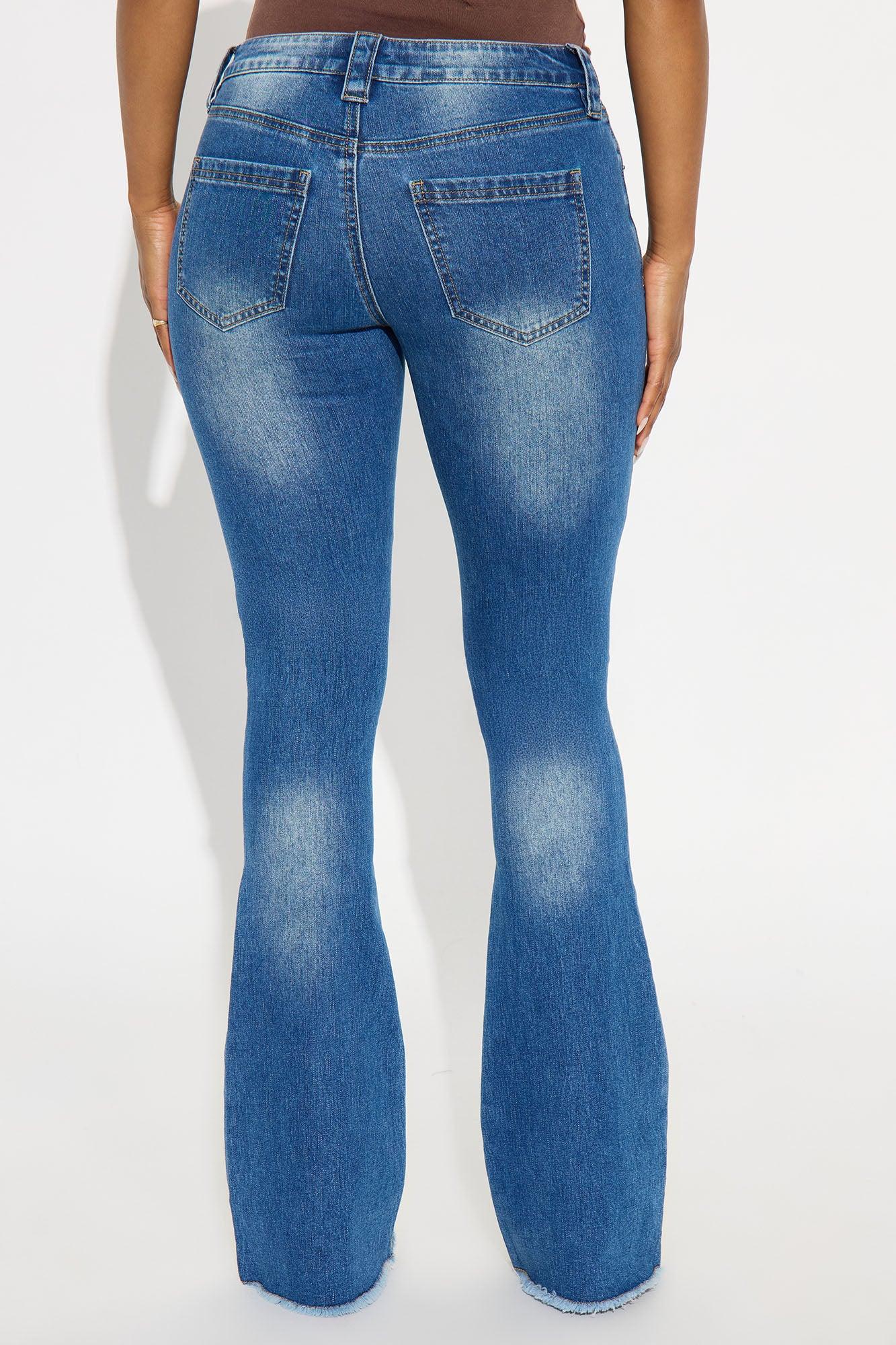 Walk Away Low Rise Bootcut Jeans - Medium Wash Female Product Image