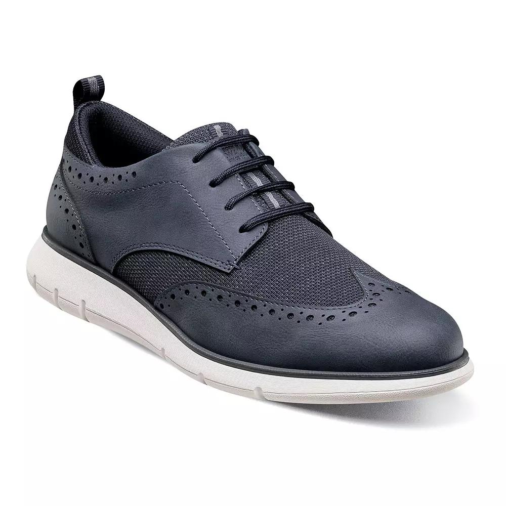 Nunn Bush® Stance Men's Wingtip Oxford Casual Shoes, Size: 11.5, Blue Team Product Image