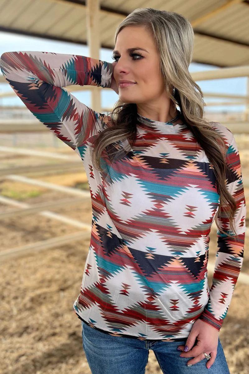 Sterling Kreek Southern Roots Mesh Top Product Image