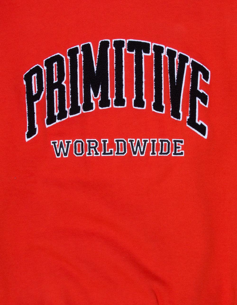 PRIMITIVE Collegiate Mens Crewneck Sweatshirt - RED Product Image