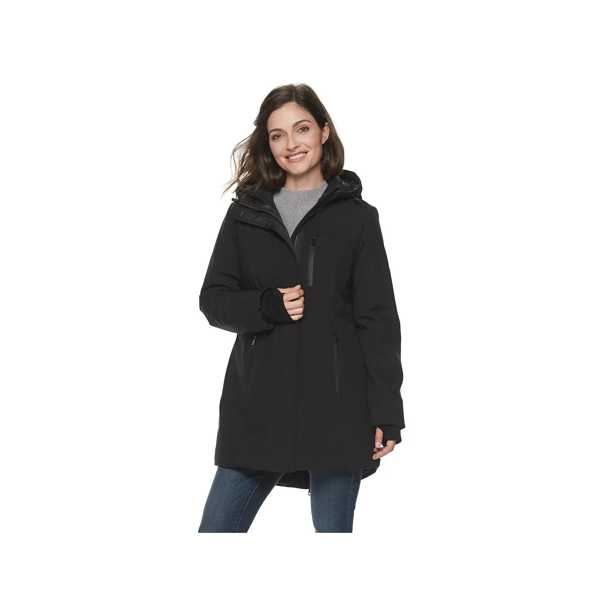 Women's Sebby Collection Hooded Heavyweight Jacket,  Product Image